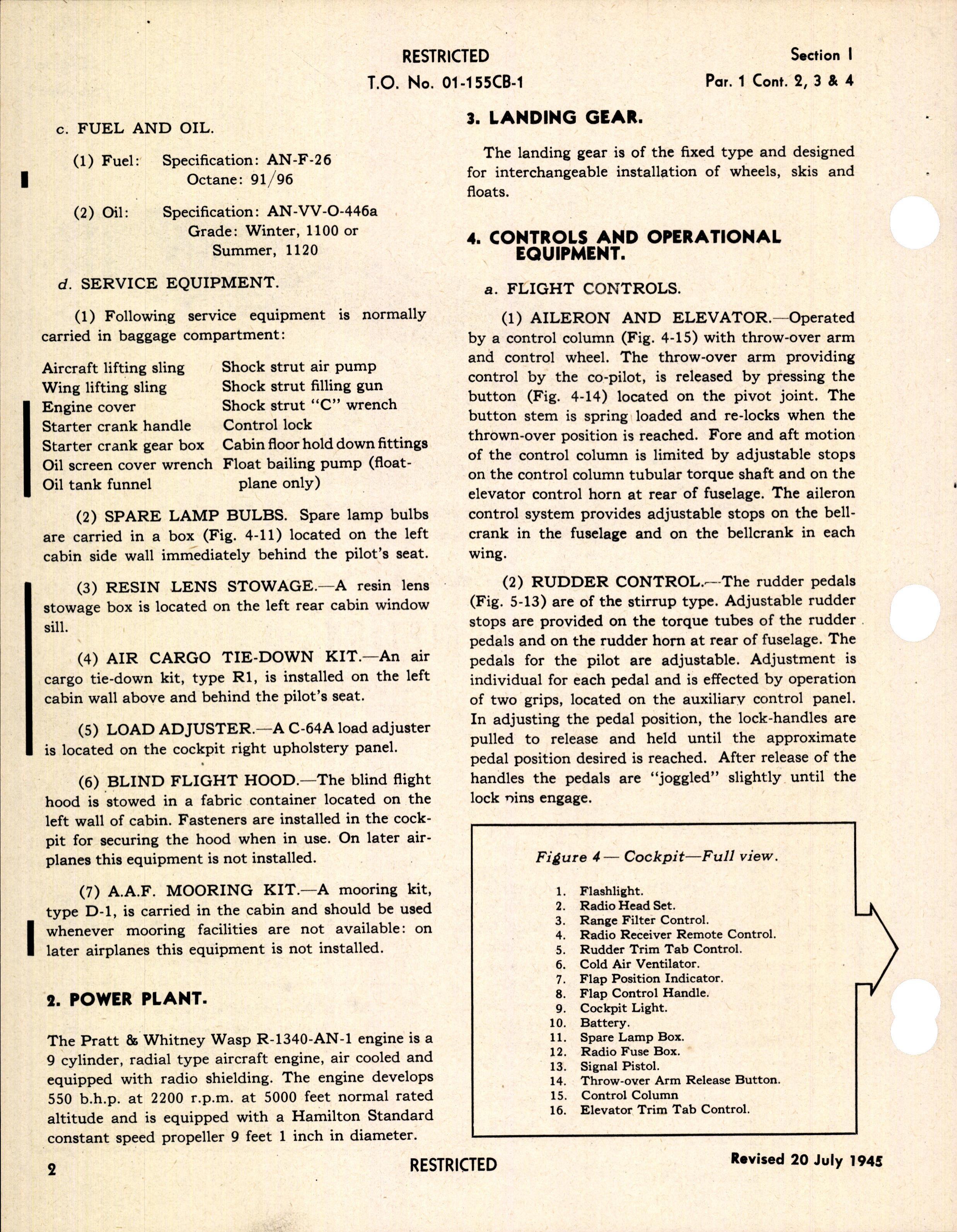 Sample page 6 from AirCorps Library document: Pilot's Flight Operating Instructions for Army Model C-64A