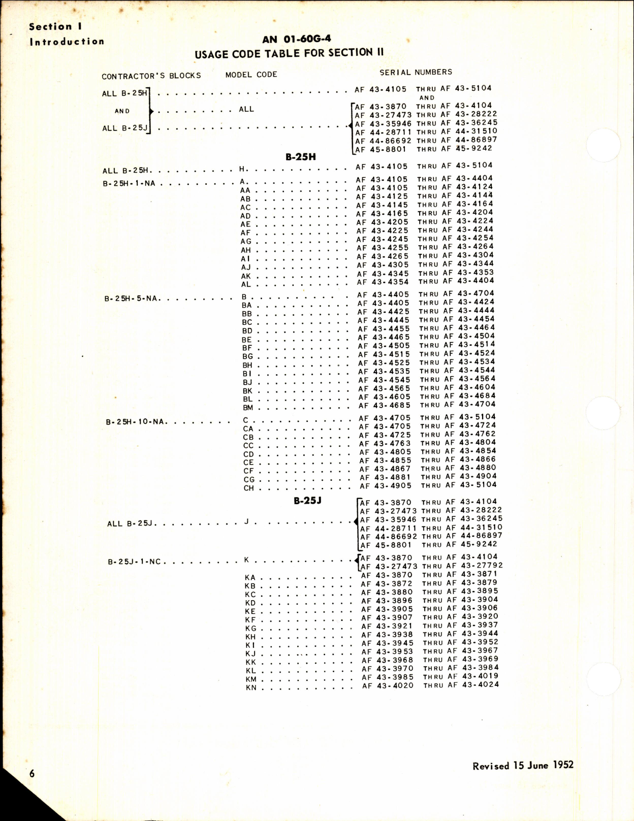 Sample page 8 from AirCorps Library document: Parts Catalog for B-25H and B-25J