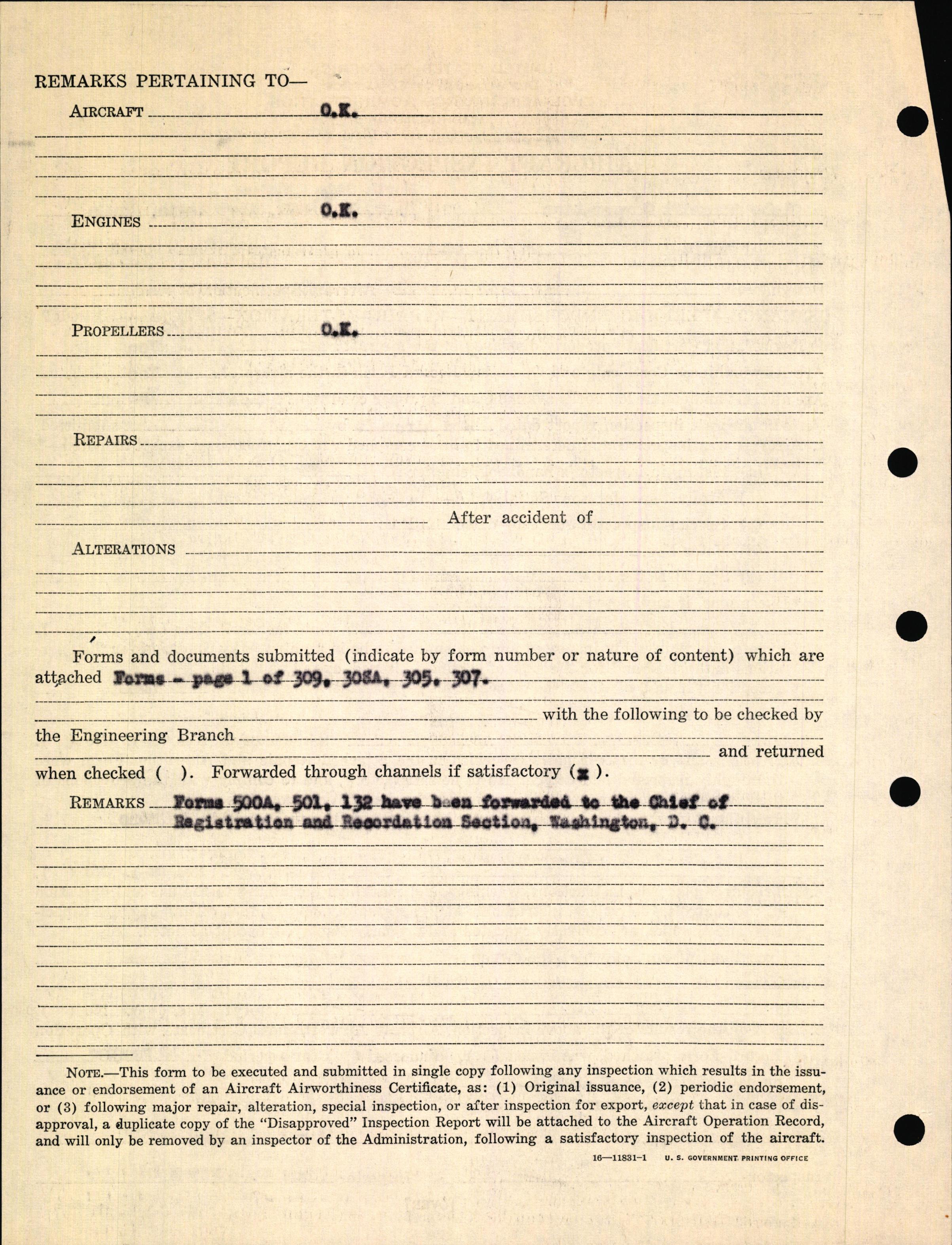 Sample page 6 from AirCorps Library document: Technical Information for Serial Number 1003
