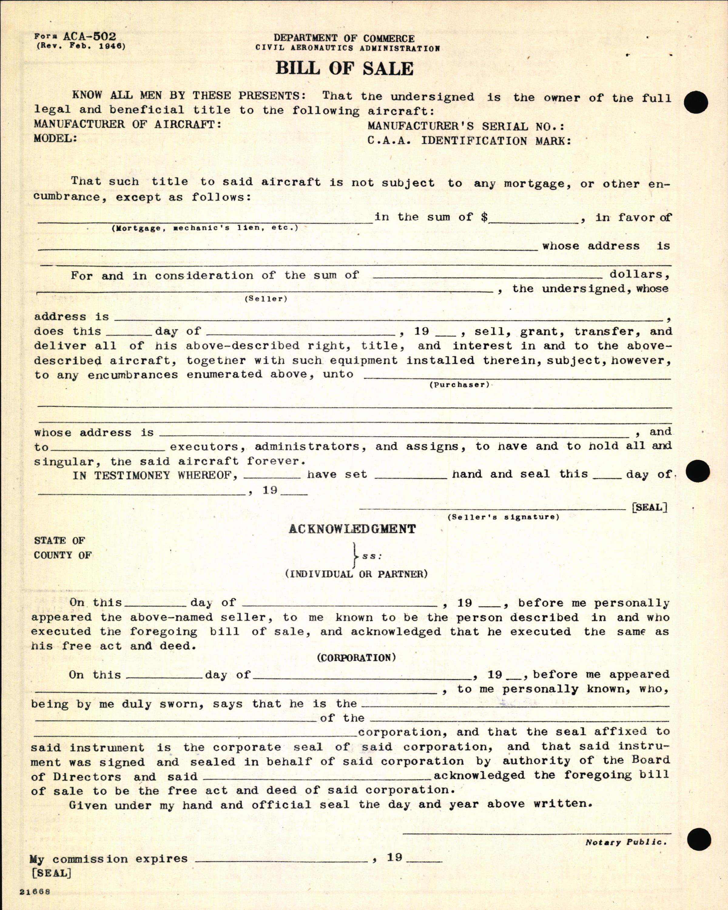 Sample page 6 from AirCorps Library document: Technical Information for Serial Number 1242