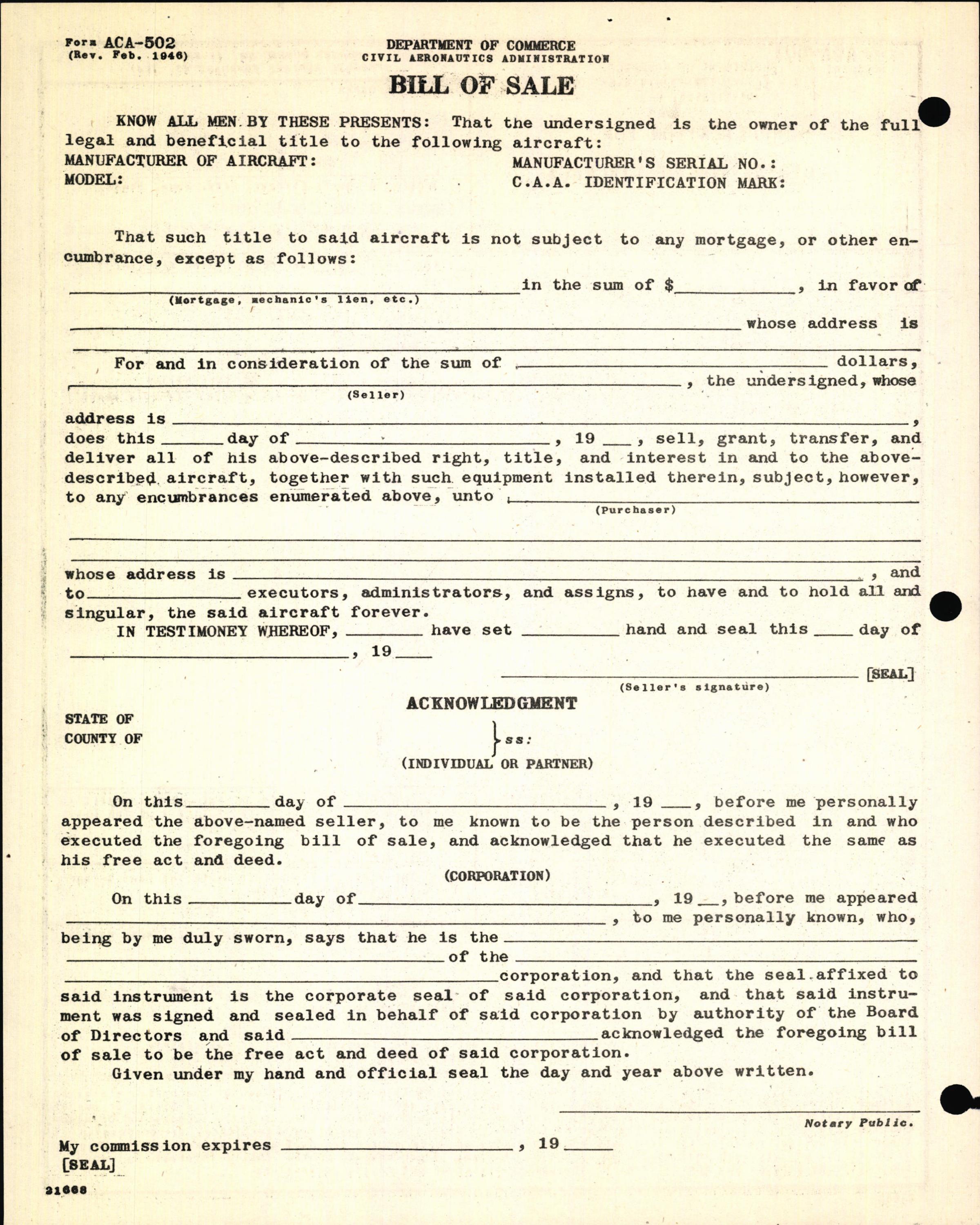 Sample page 8 from AirCorps Library document: Technical Information for Serial Number 1268