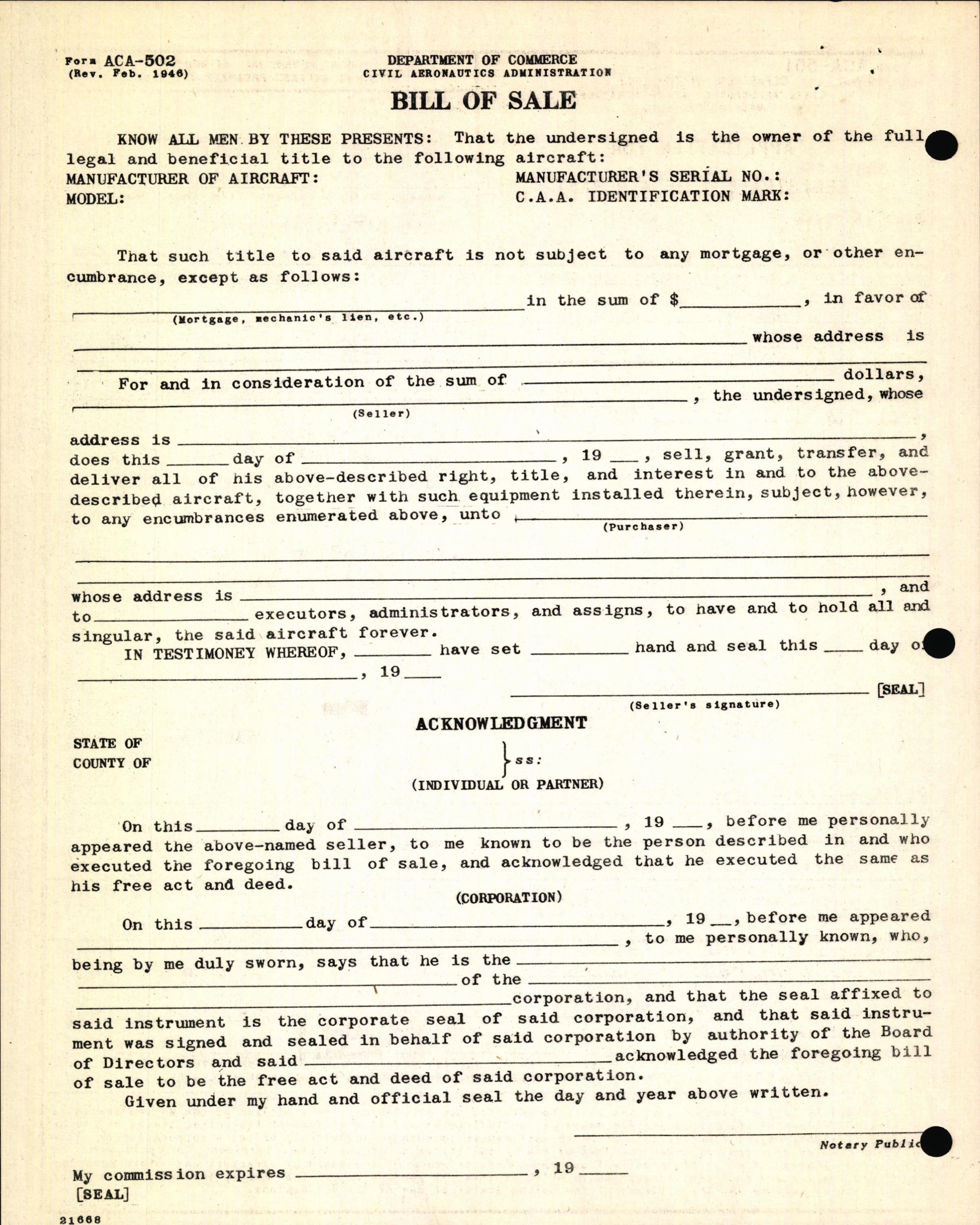 Sample page 6 from AirCorps Library document: Technical Information for Serial Number 1318