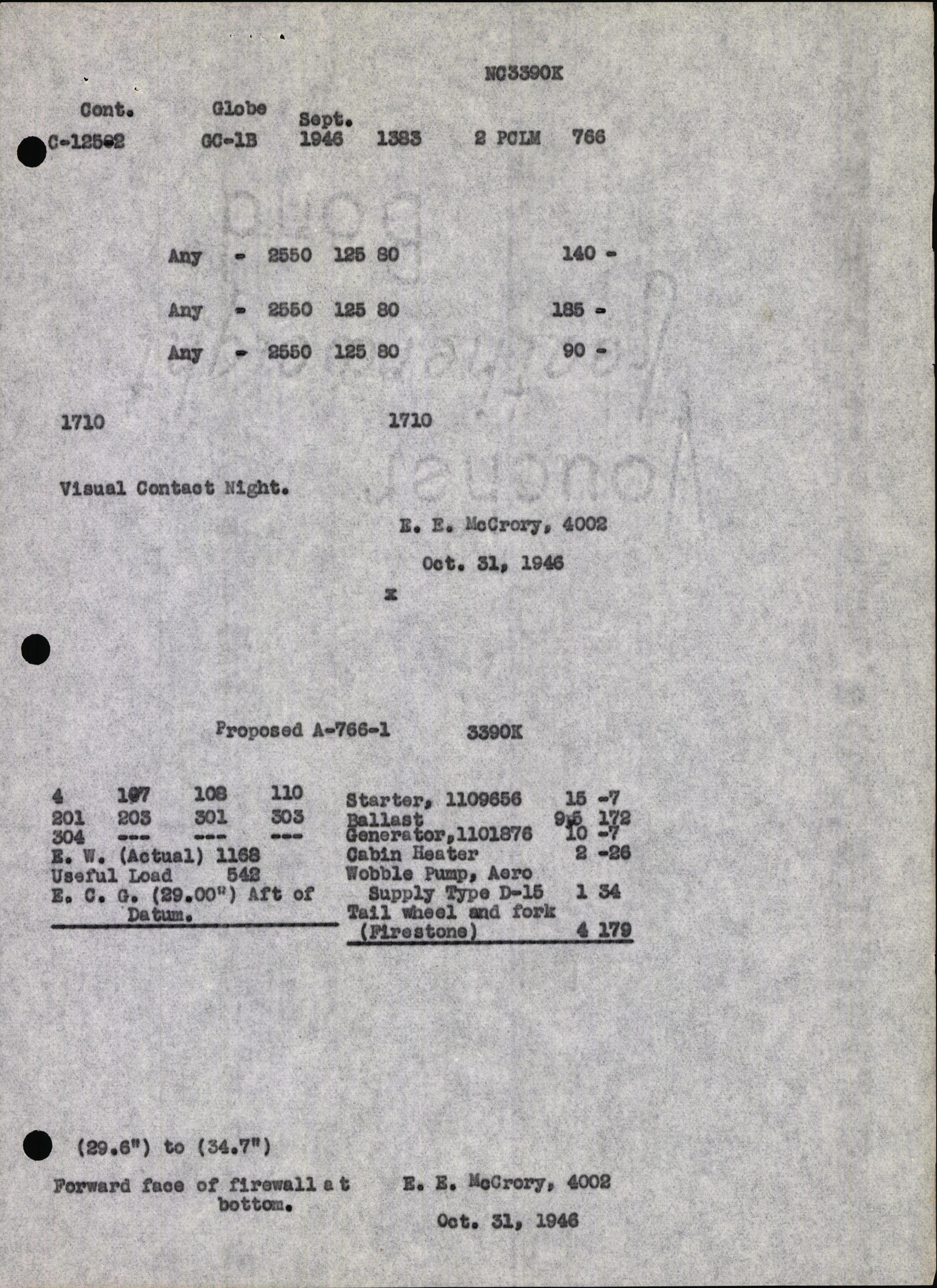 Sample page 7 from AirCorps Library document: Technical Information for Serial Number 1383