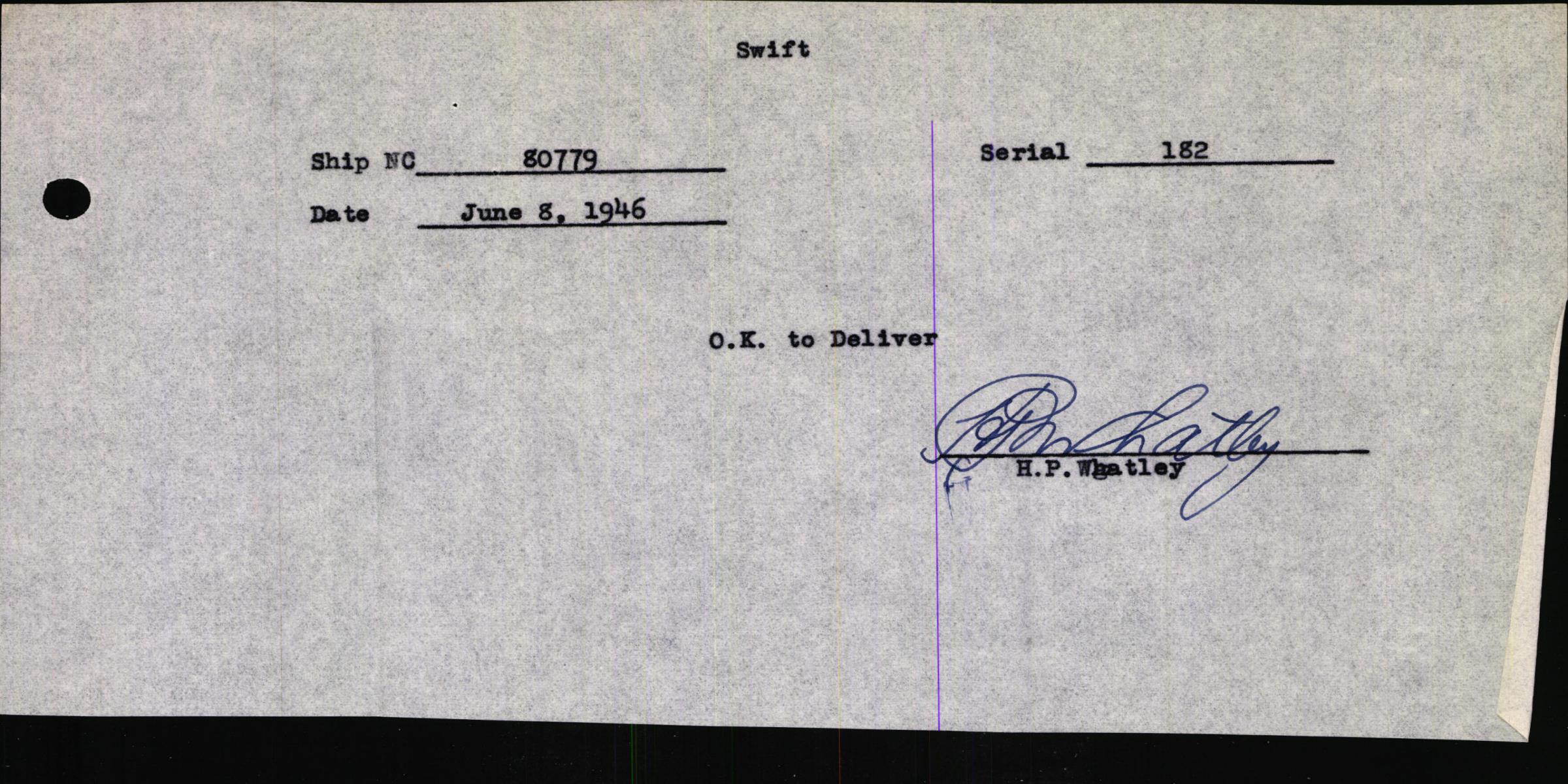 Sample page 3 from AirCorps Library document: Technical Information for Serial Number 182