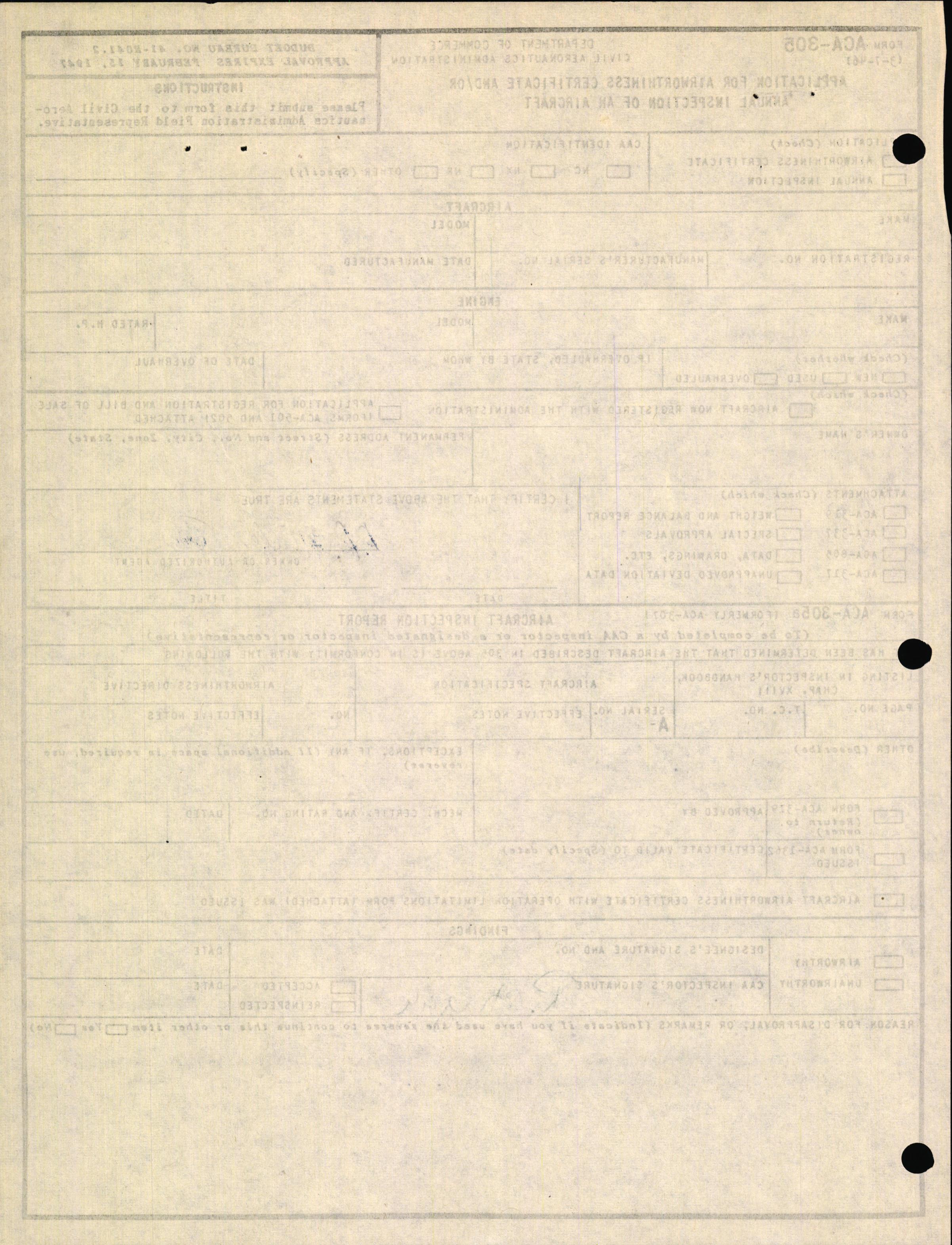Sample page 2 from AirCorps Library document: Technical Information for Serial Number 2064