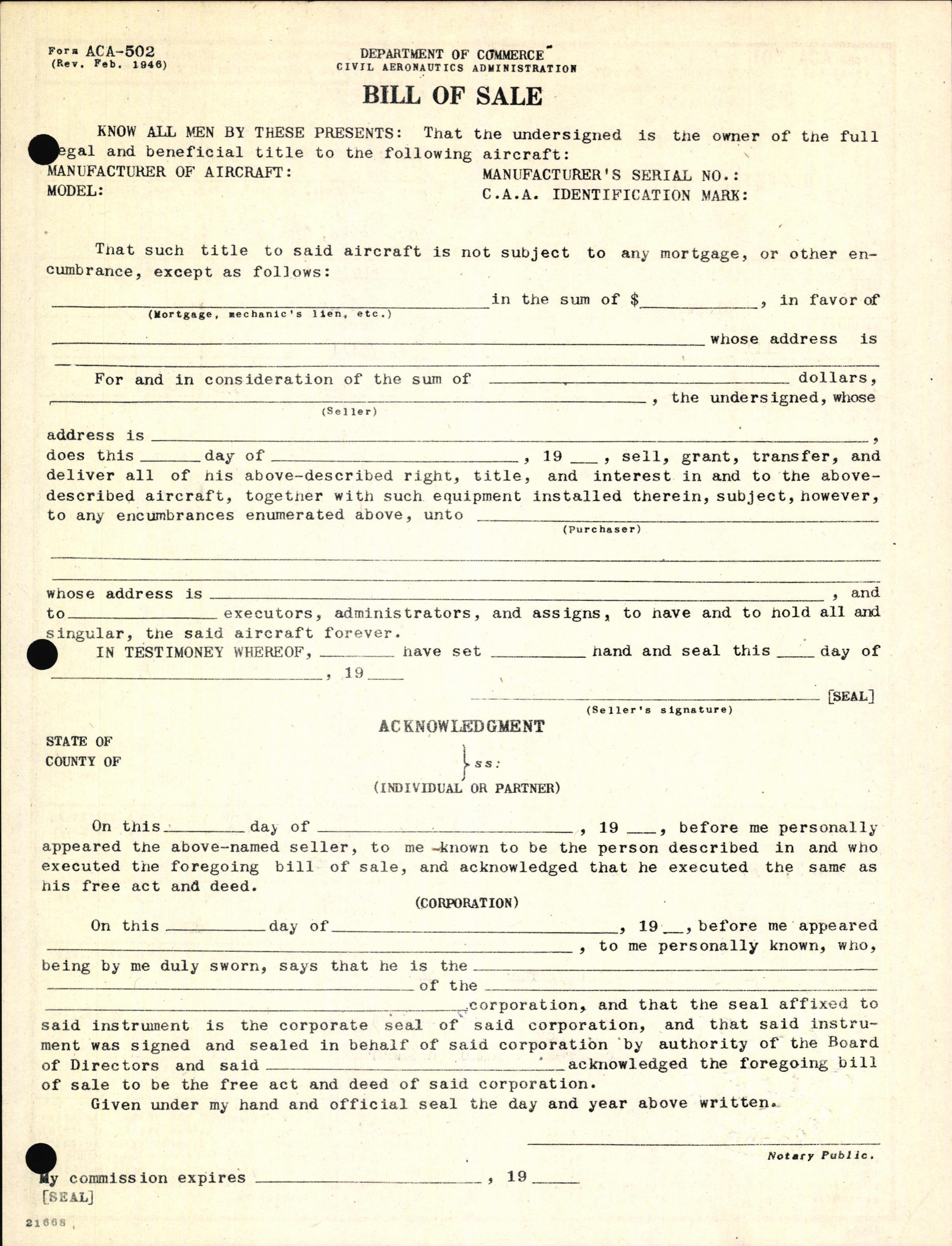 Sample page 4 from AirCorps Library document: Technical Information for Serial Number 2111