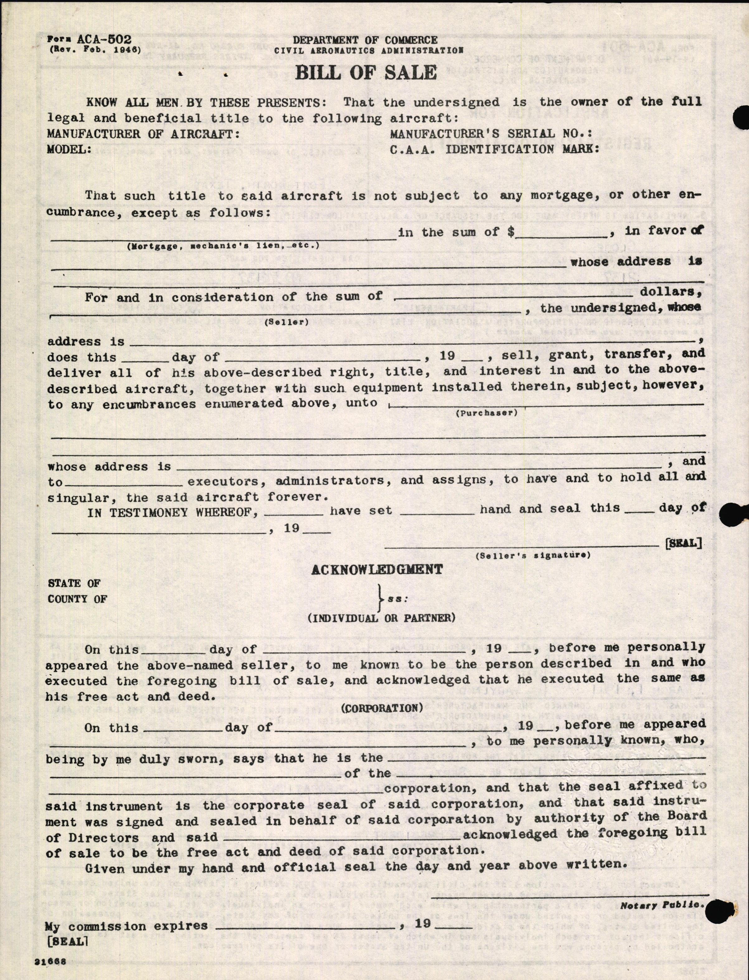 Sample page 4 from AirCorps Library document: Technical Information for Serial Number 2137