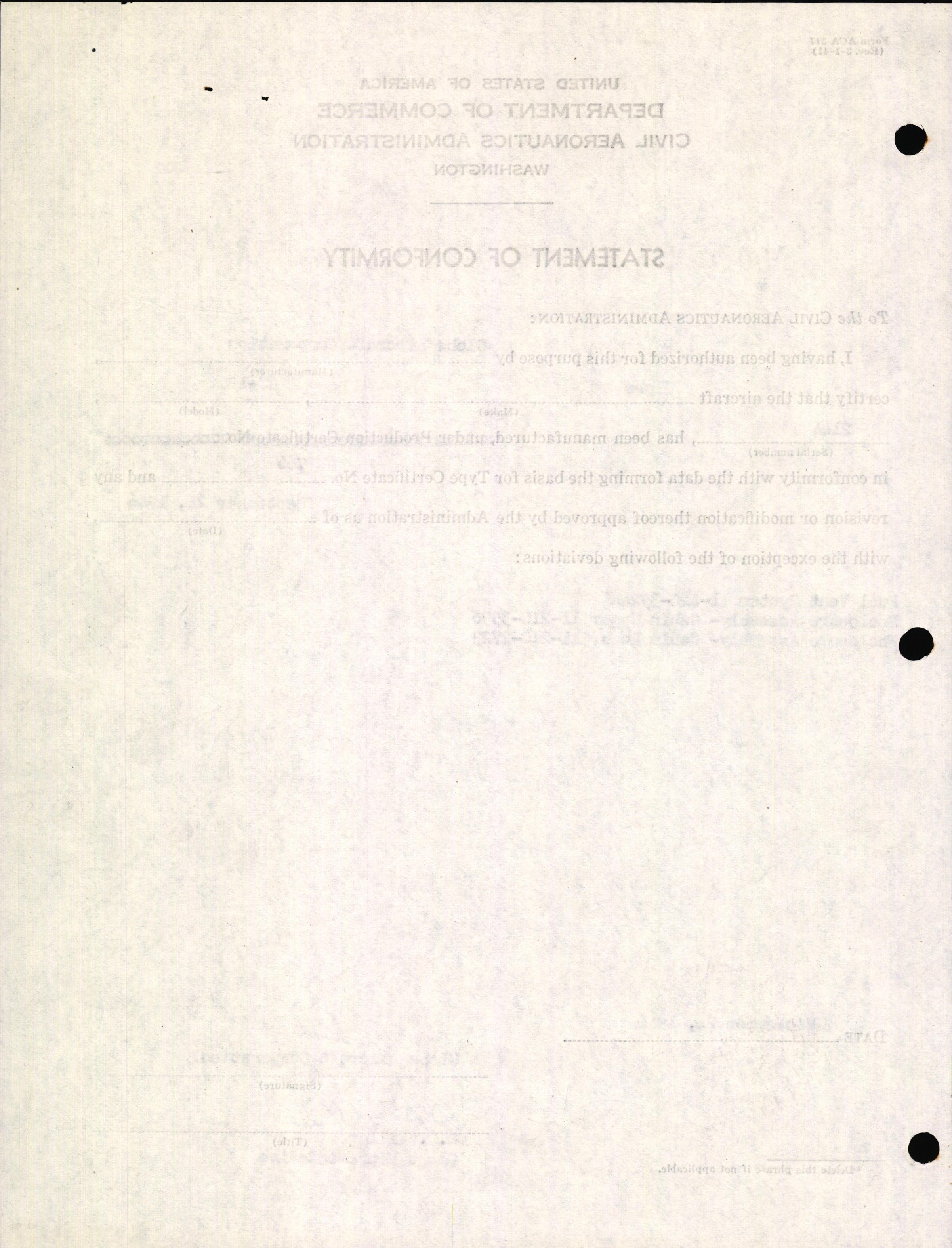 Sample page 4 from AirCorps Library document: Technical Information for Serial Number 2144