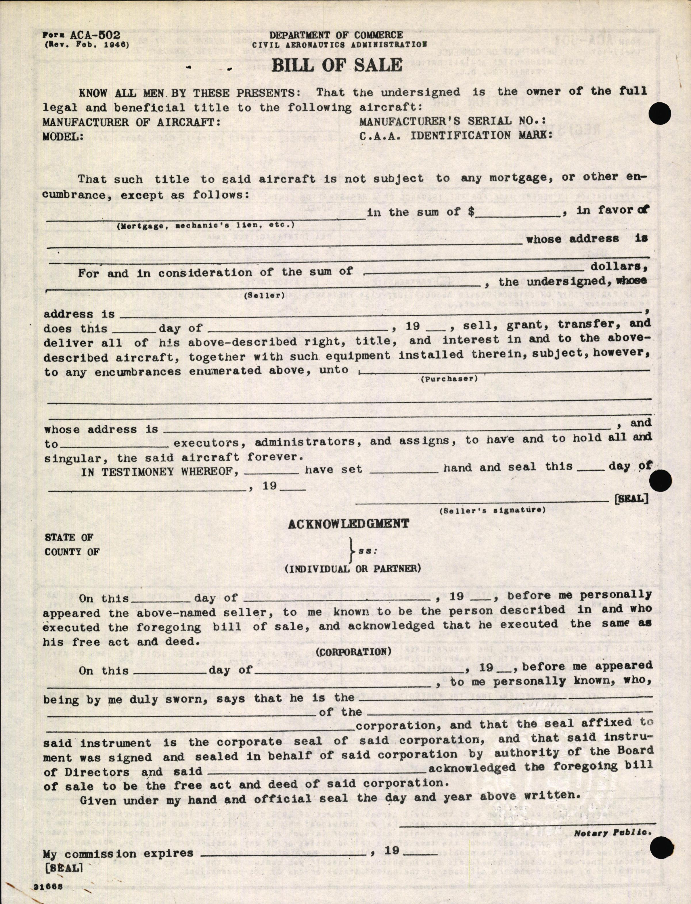 Sample page 2 from AirCorps Library document: Technical Information for Serial Number 2149