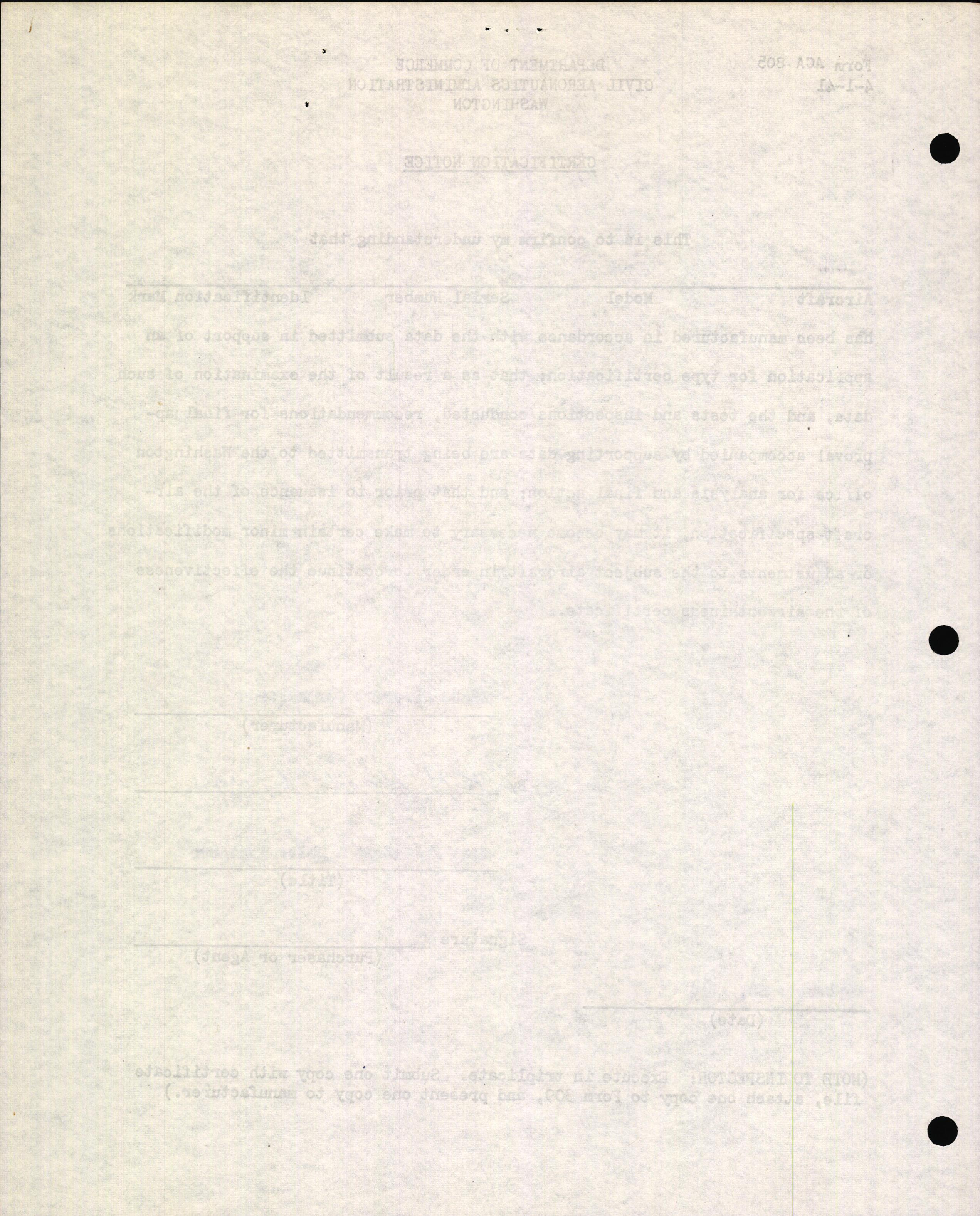 Sample page 4 from AirCorps Library document: Technical Information for Serial Number 2184