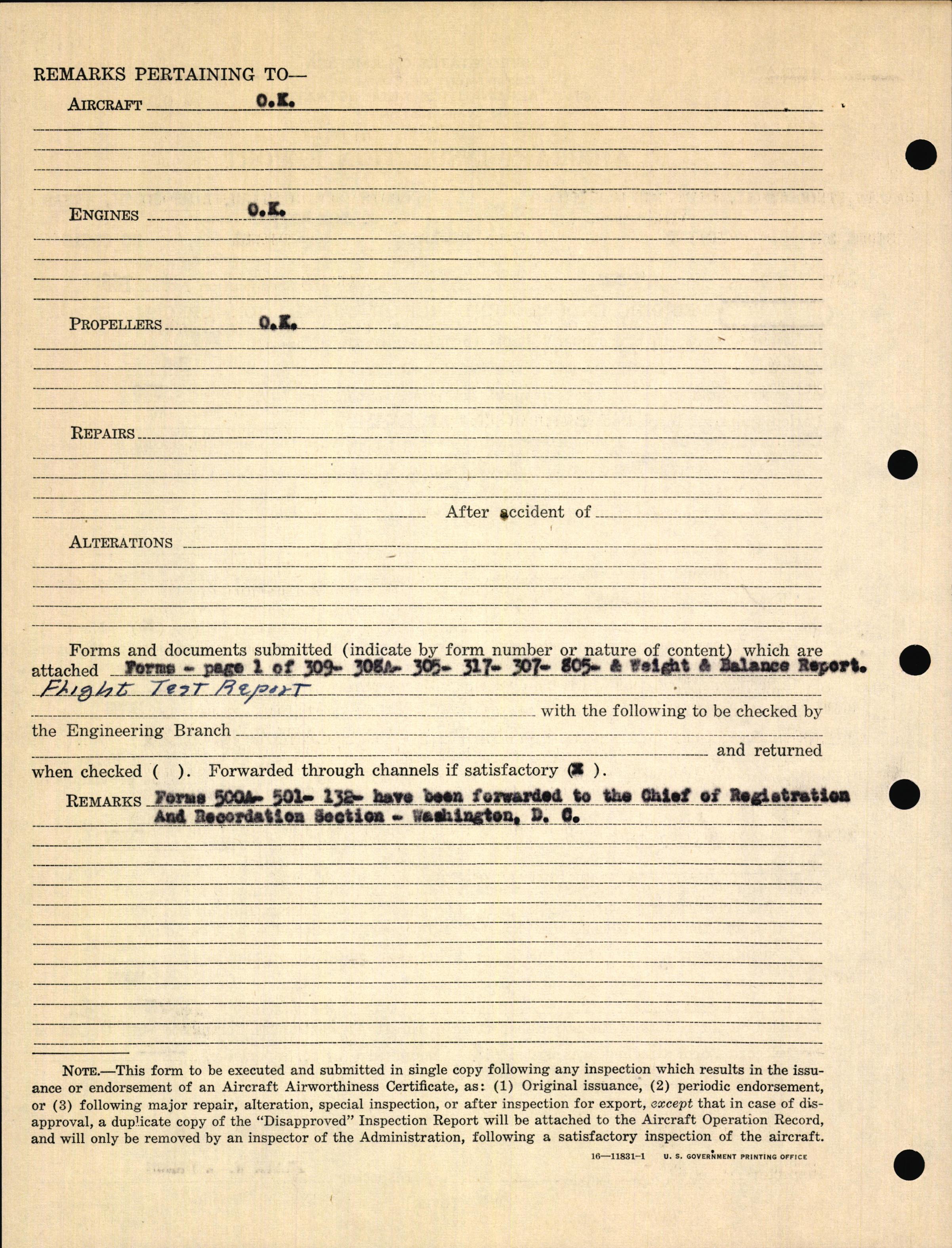Sample page 6 from AirCorps Library document: Technical Information for Serial Number 21