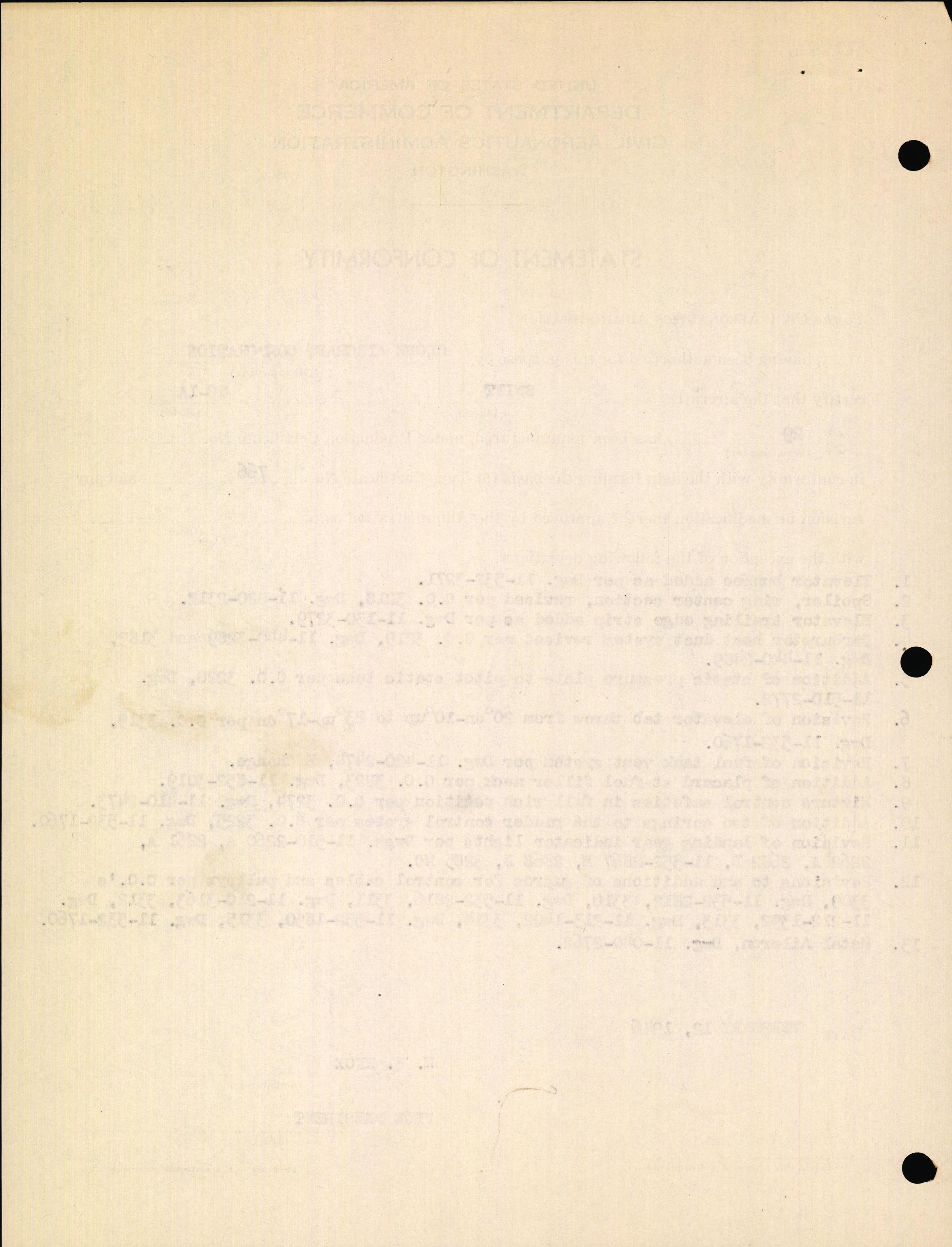 Sample page 6 from AirCorps Library document: Technical Information for Serial Number 29