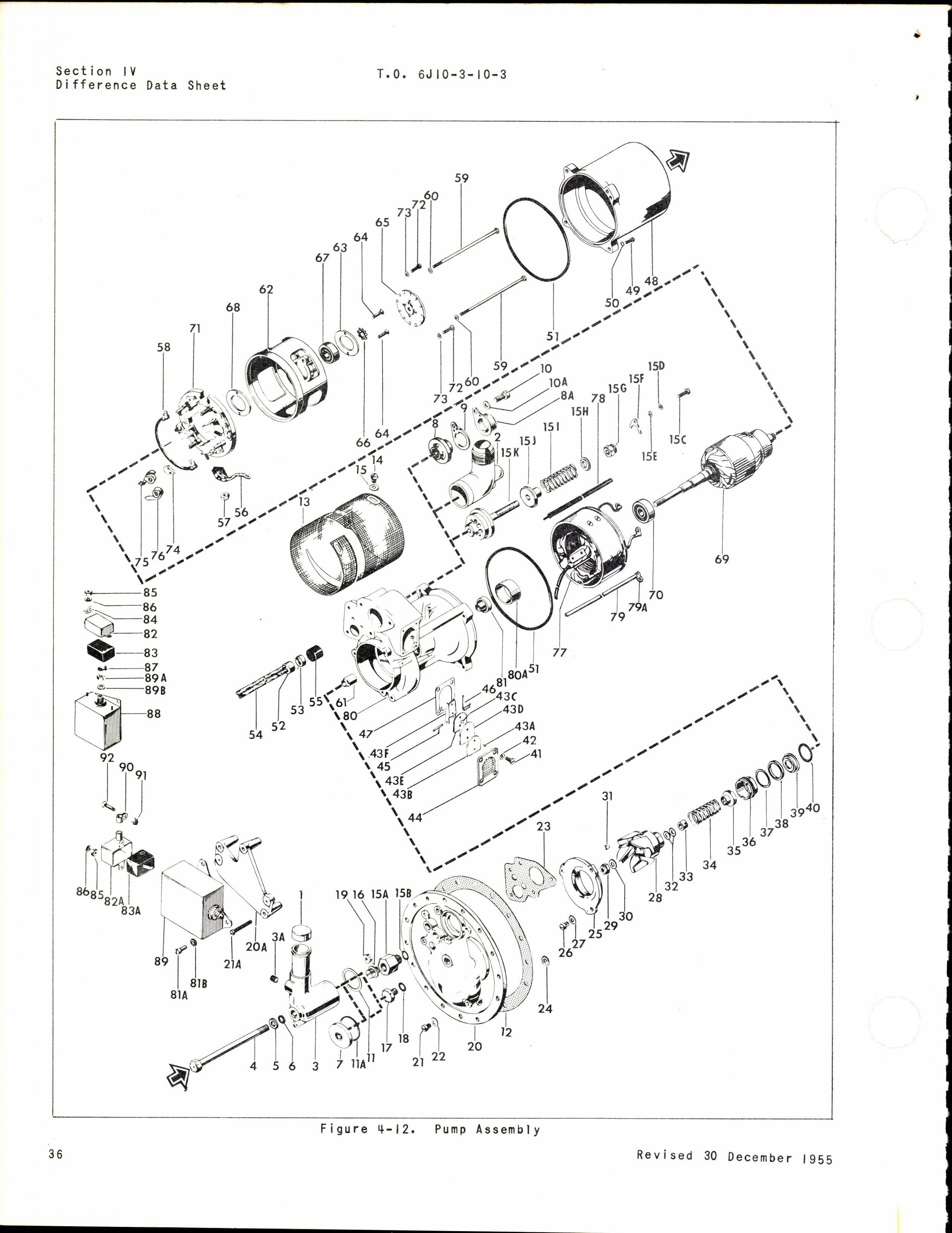 Sample page 28 from AirCorps Library document: Overhaul Instructions for Submerged Fuel Booster Pumps