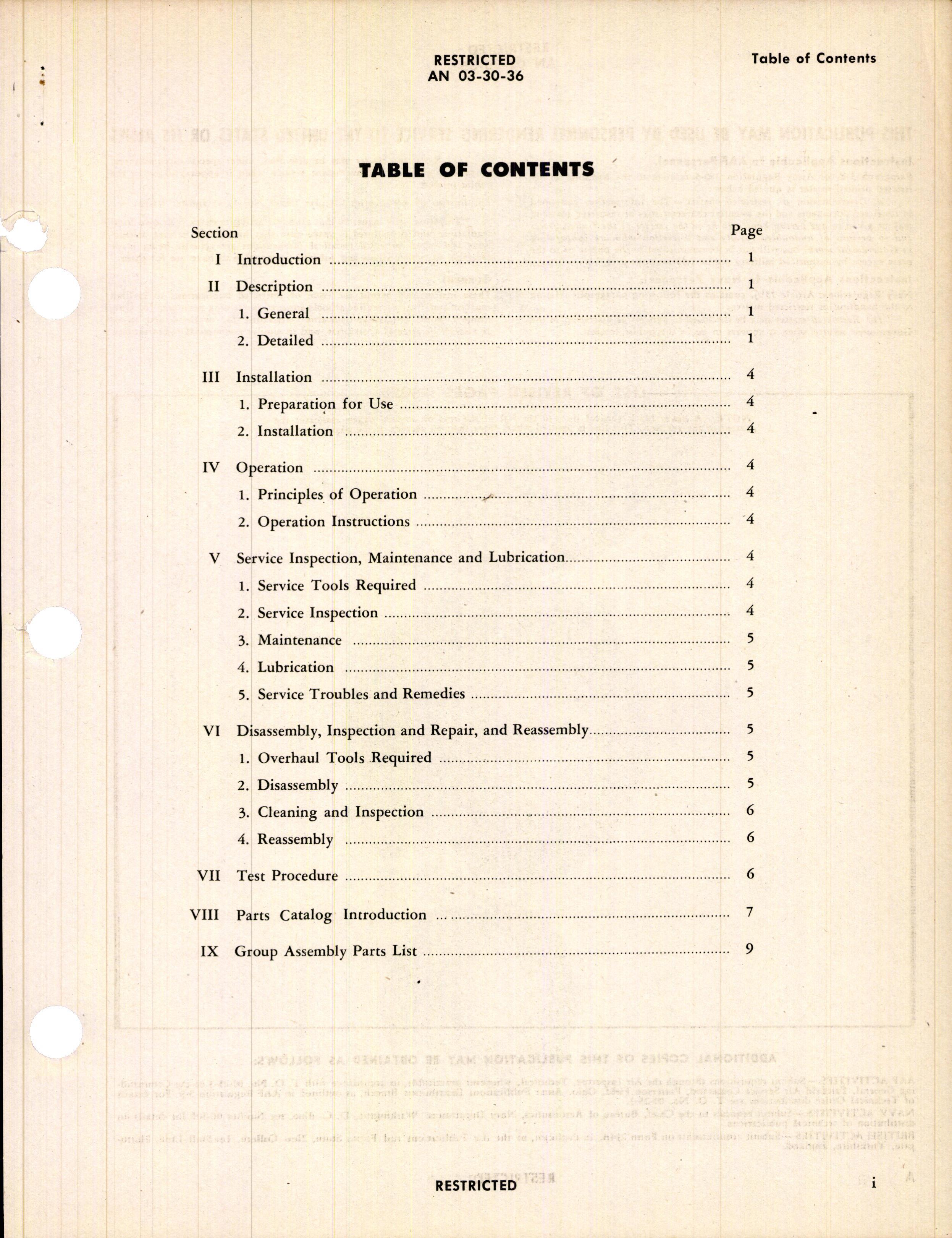 Sample page 3 from AirCorps Library document: Handbook of Instructions with Parts Catalog for Hydraulic Pressure Accumulators