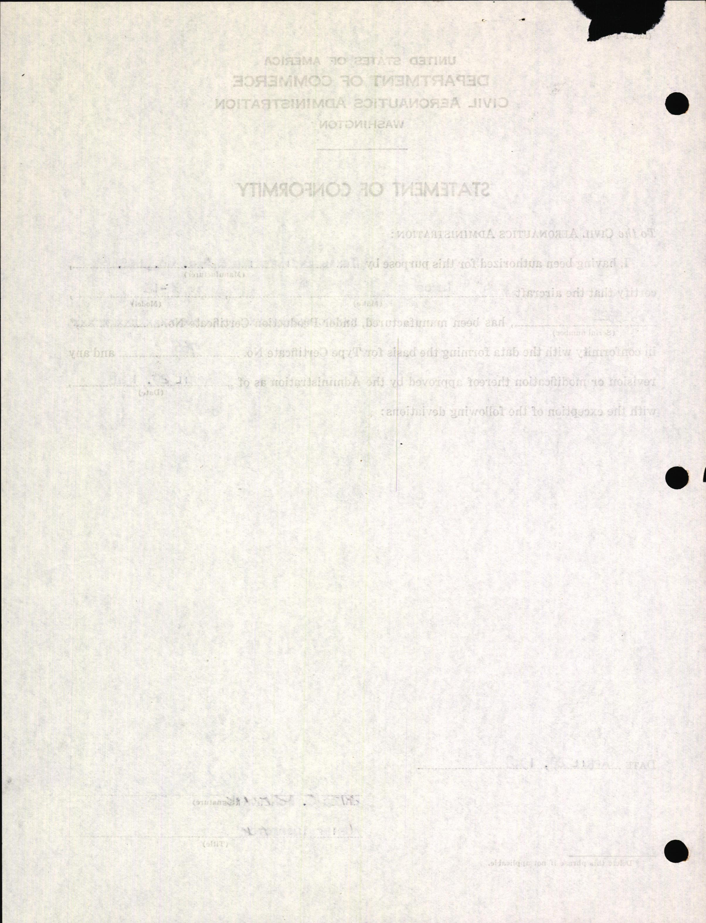 Sample page 4 from AirCorps Library document: Technical Information for Serial Number 3522