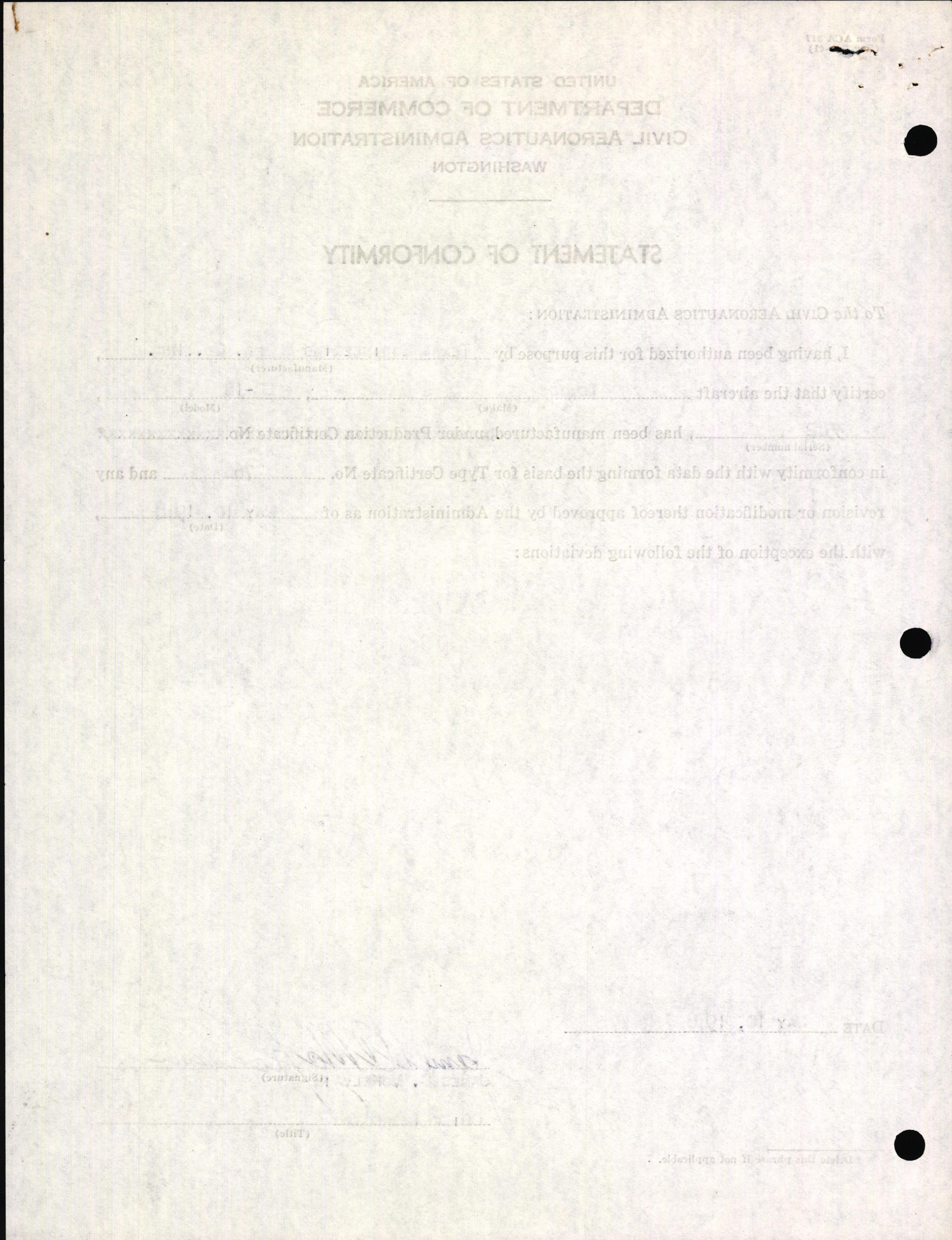 Sample page 4 from AirCorps Library document: Technical Information for Serial Number 3542