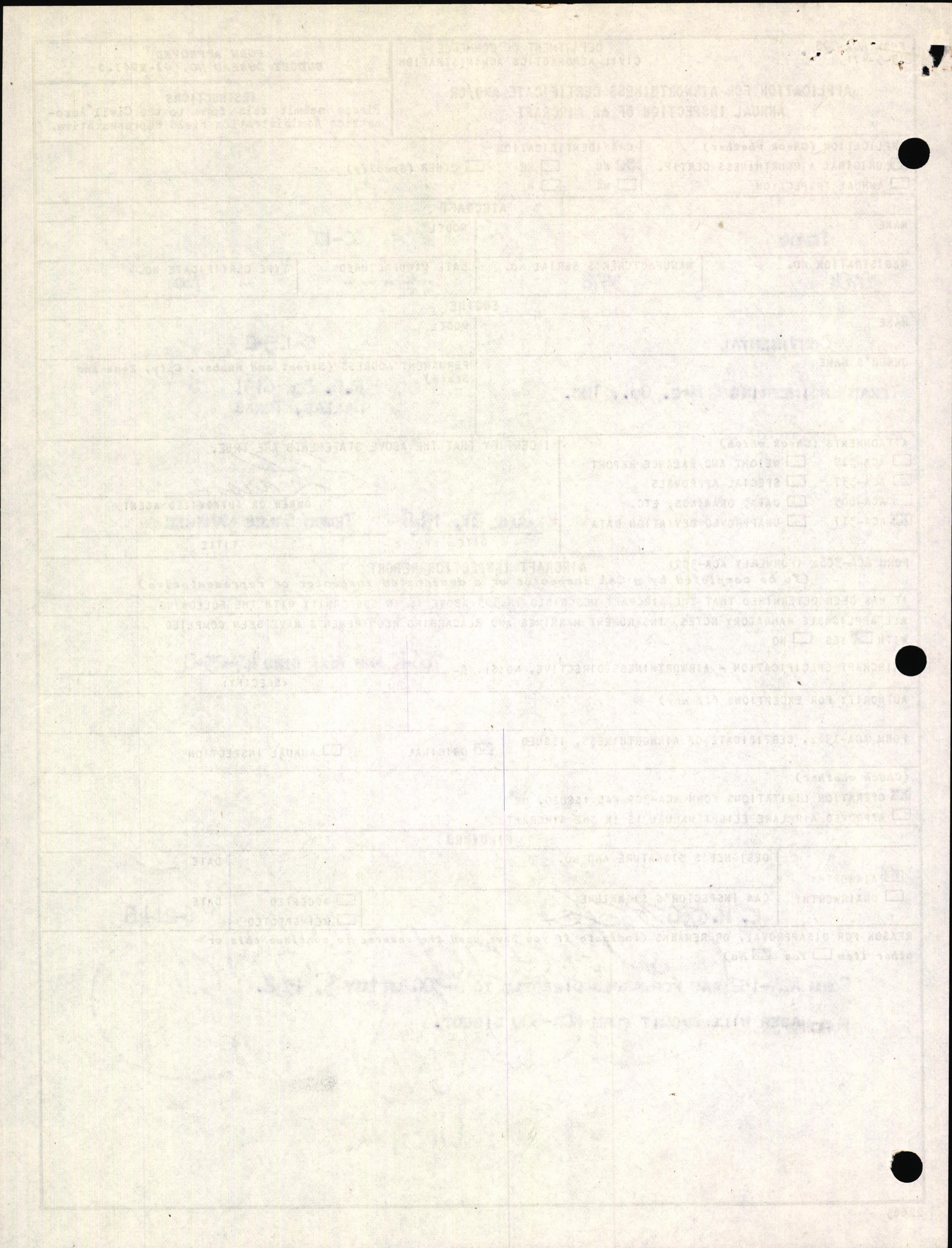 Sample page 2 from AirCorps Library document: Technical Information for Serial Number 3578