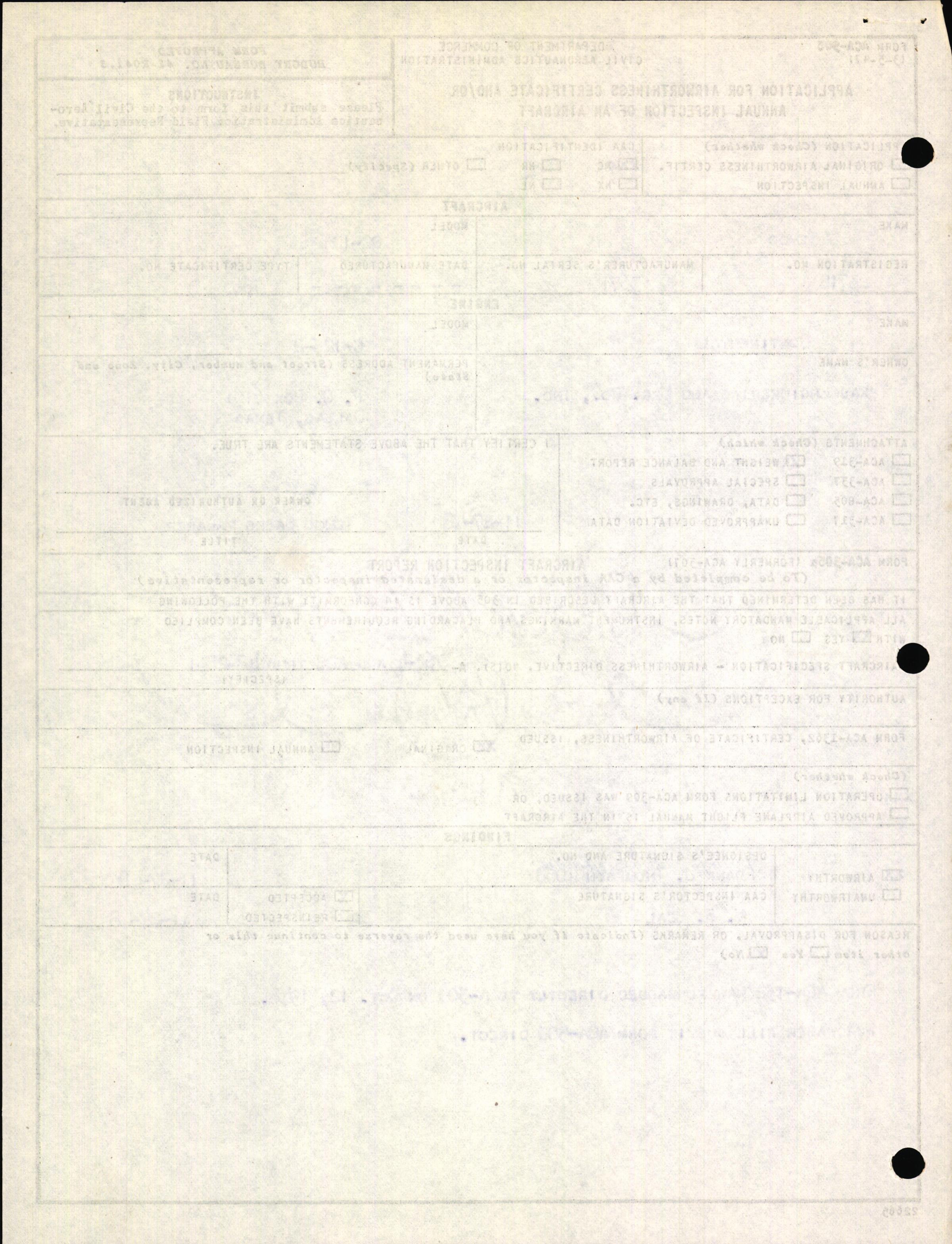 Sample page 2 from AirCorps Library document: Technical Information for Serial Number 3671