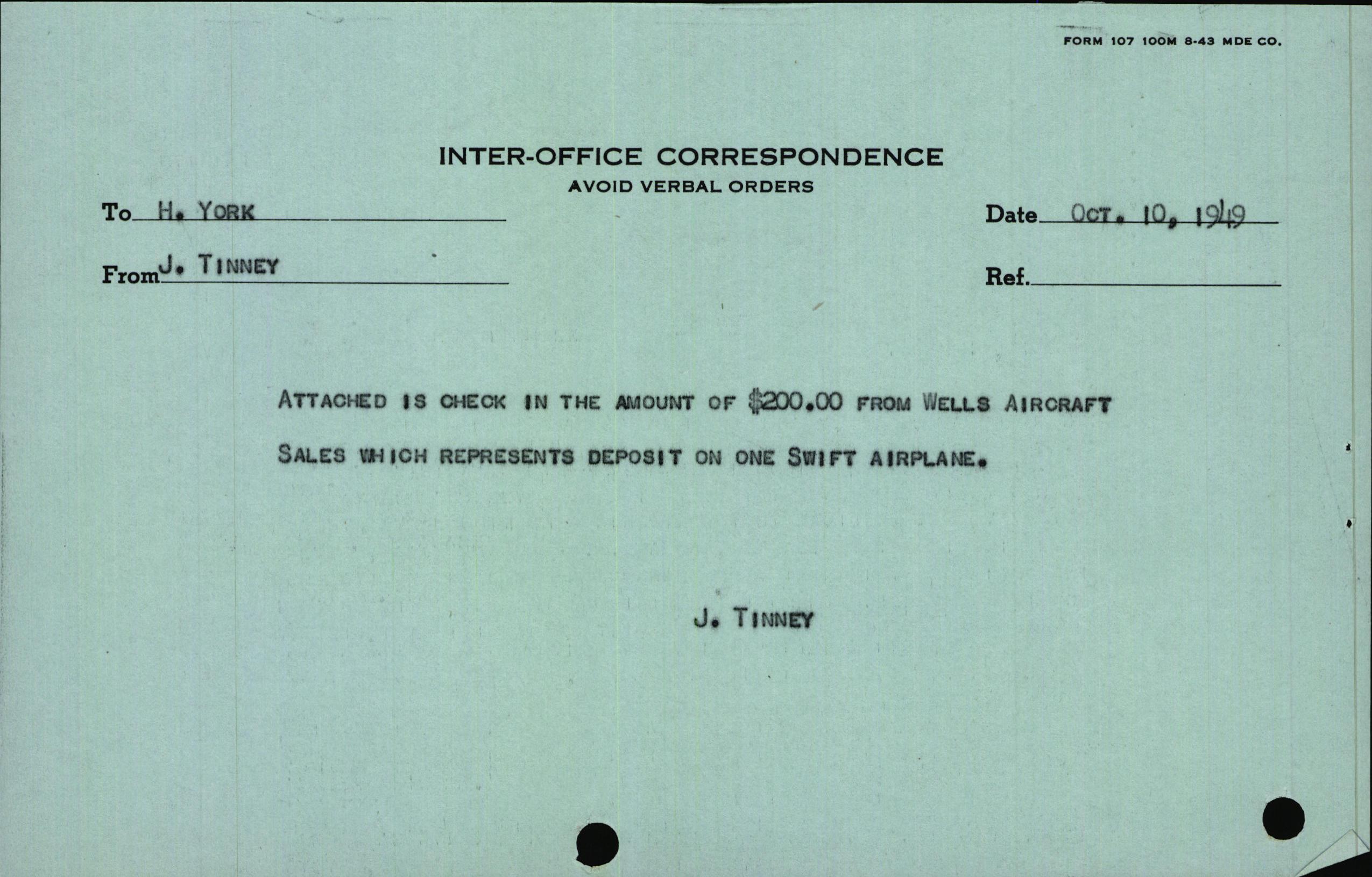 Sample page 3 from AirCorps Library document: Technical Information for Serial Number 3717