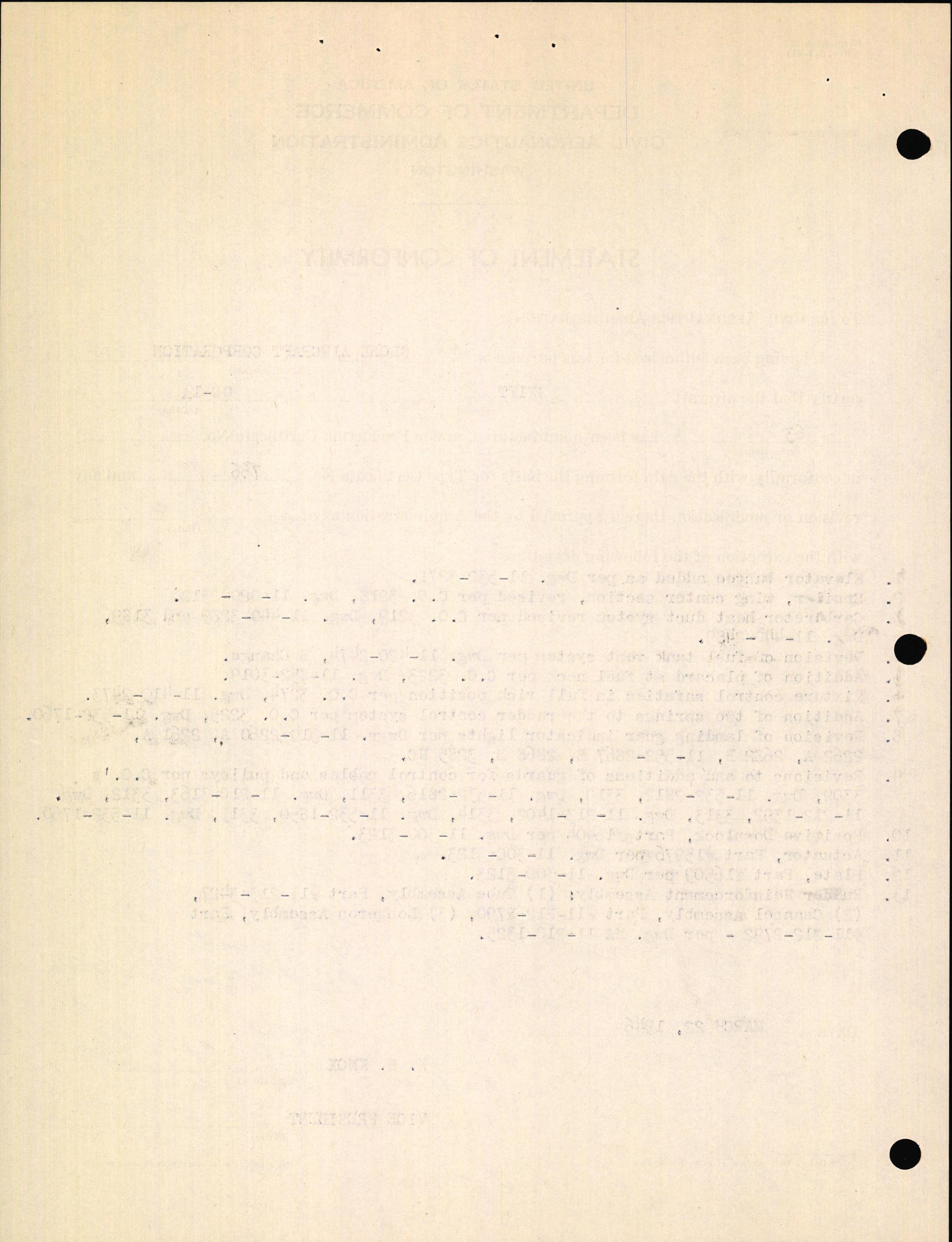 Sample page 6 from AirCorps Library document: Technical Information for Serial Number 63