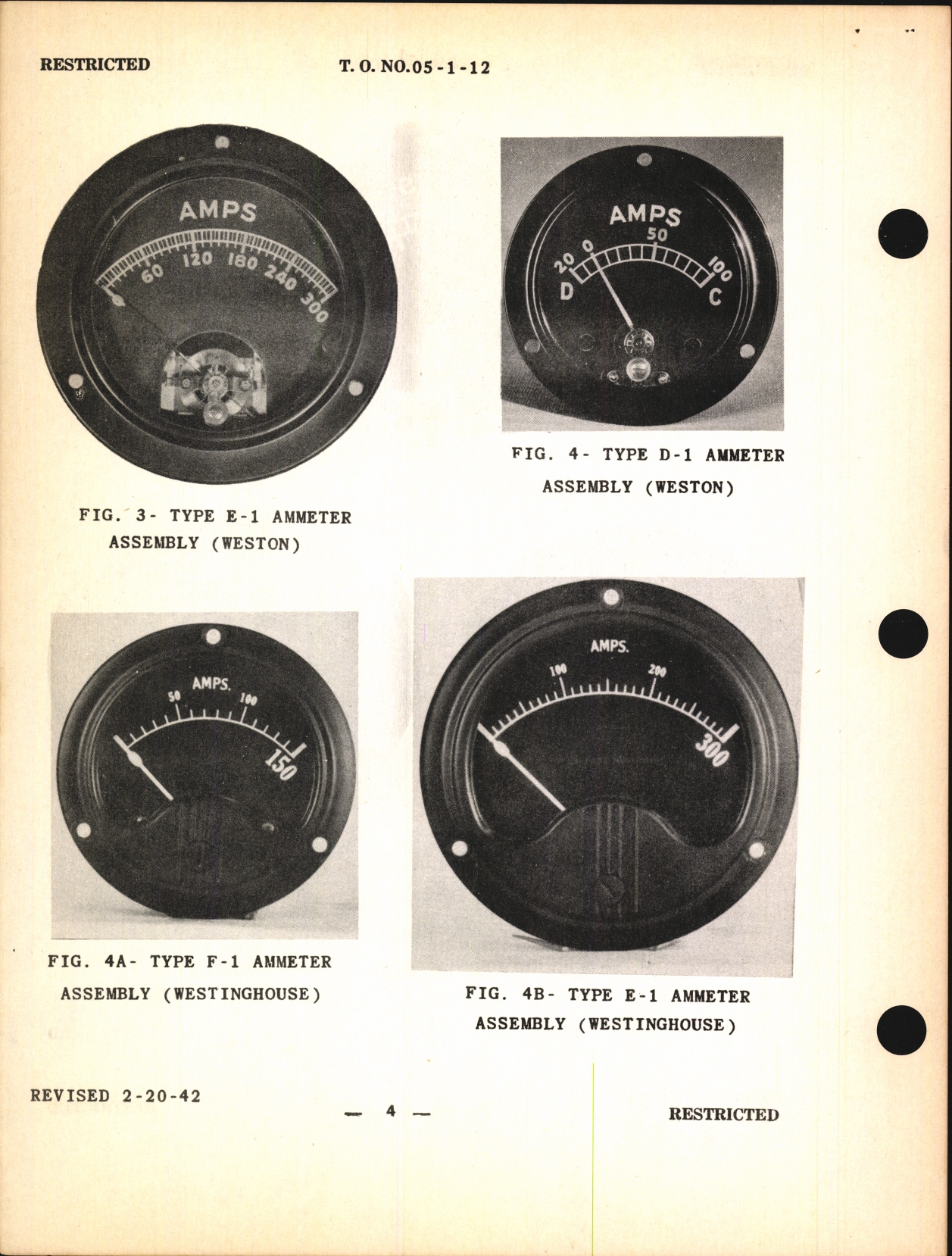 Sample page 6 from AirCorps Library document: Handbook of Service Instructions for Voltmeters, Ammeters, and Volt-Ammeters