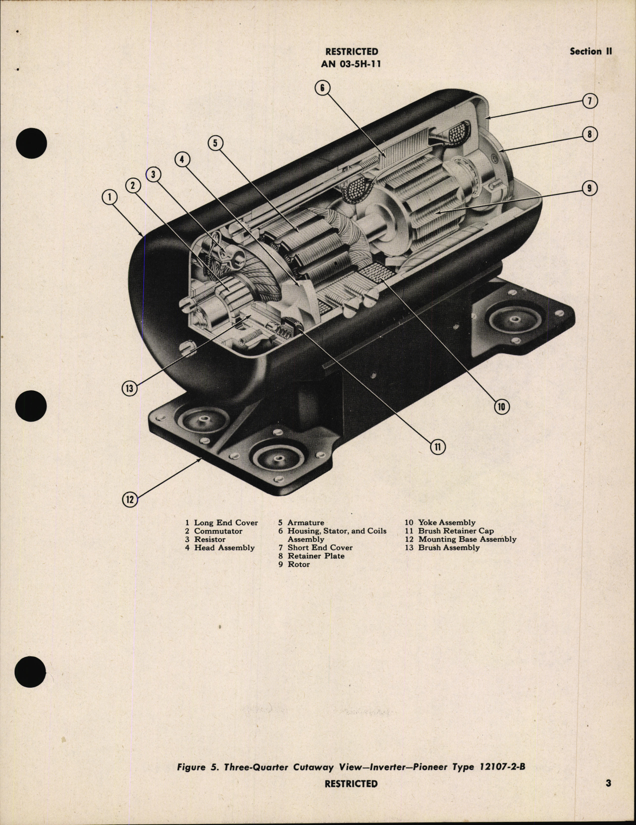 Sample page 7 from AirCorps Library document: Handbook of Instructions with Parts Catalog for Inverters