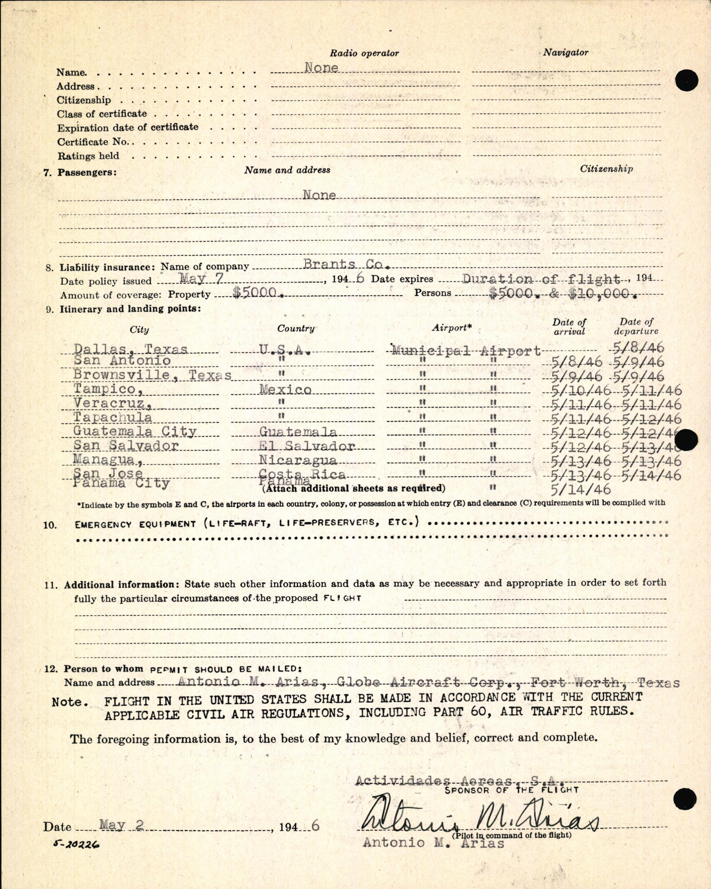 Sample page 10 from AirCorps Library document: Technical Information for Serial Number 98