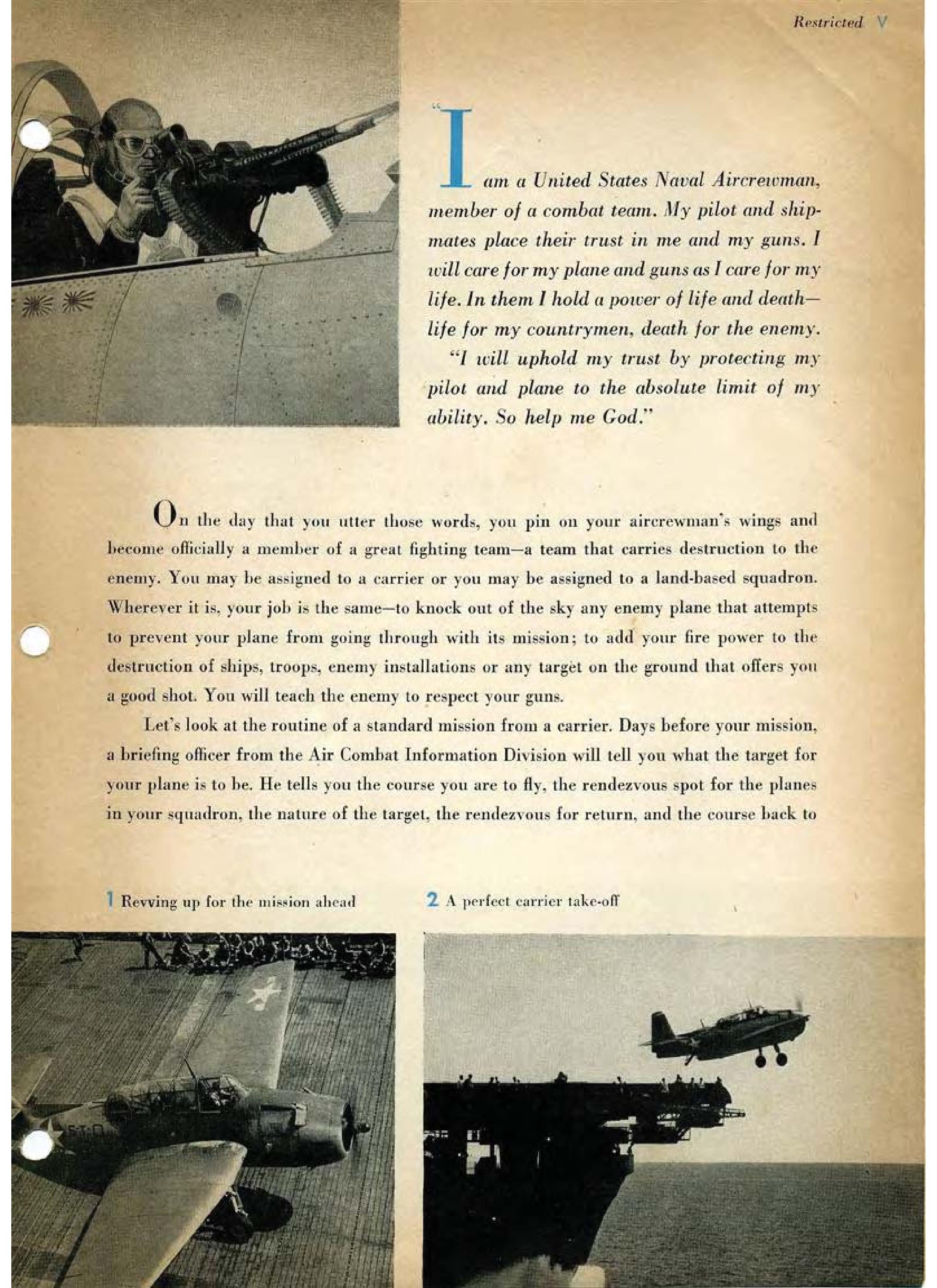 Sample page 6 from AirCorps Library document: Aircrewman's Gunnery Manual