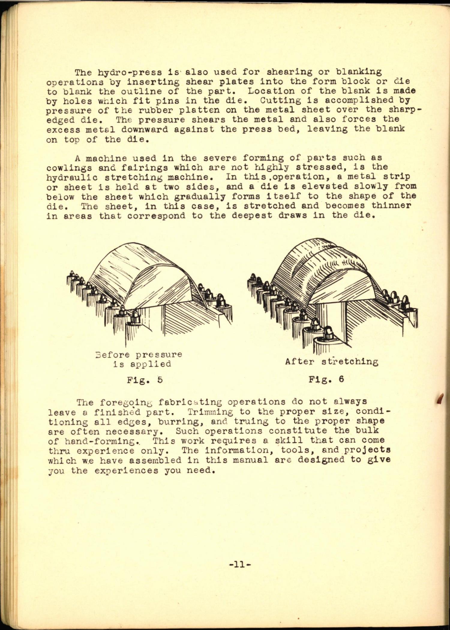 Sample page 20 from AirCorps Library document: Aircraft Hand Forming