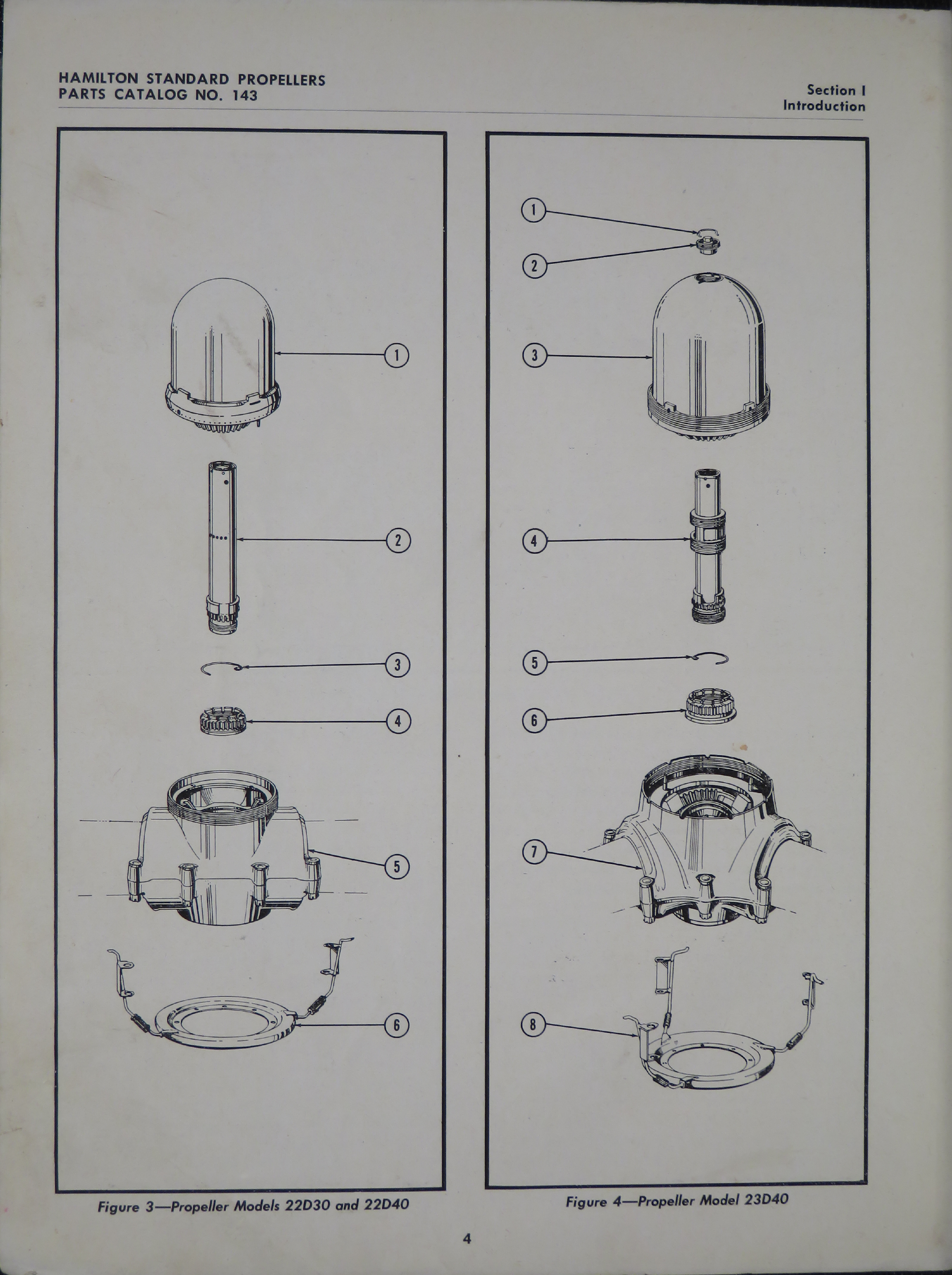 Sample page 6 from AirCorps Library document: Parts Catalog for Quick-Feathering Hydromatic Propellers