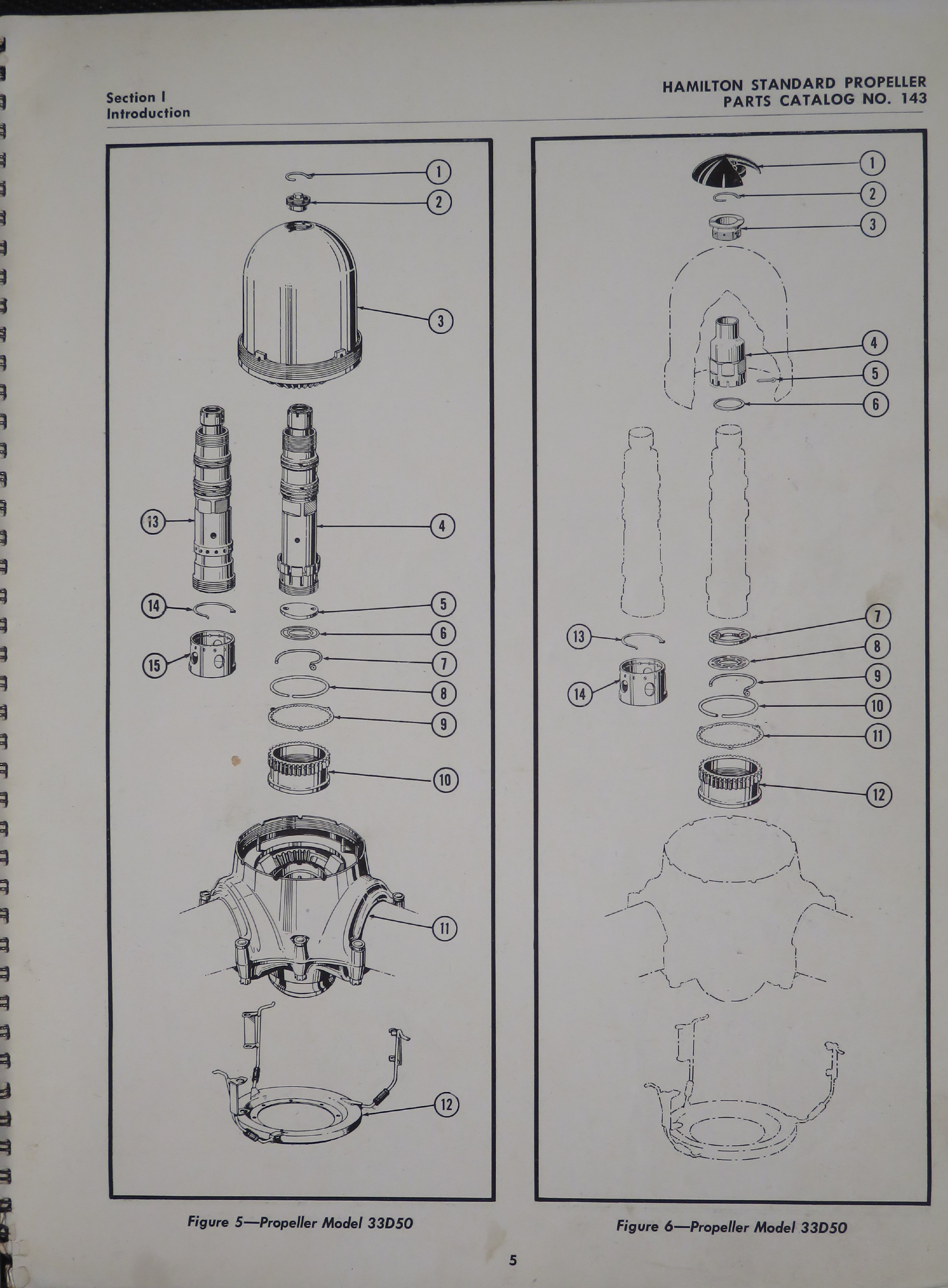 Sample page 7 from AirCorps Library document: Parts Catalog for Quick-Feathering Hydromatic Propellers
