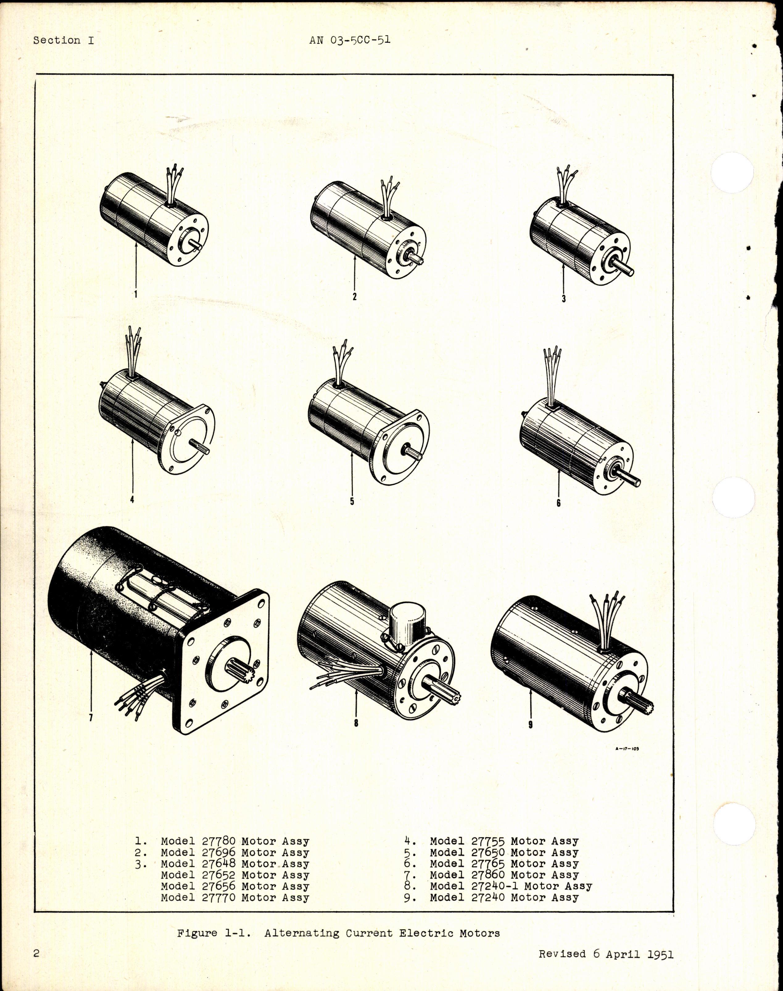 Sample page 4 from AirCorps Library document: Overhaul Instructions for Airesearch Electric Motors