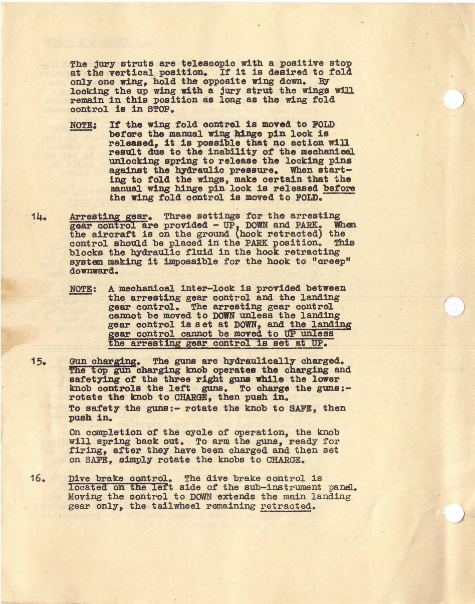 Sample page 7 from AirCorps Library document: Air Publication No 2351A and 2351B, Provisional Pilots Notes for Corsair F I & II