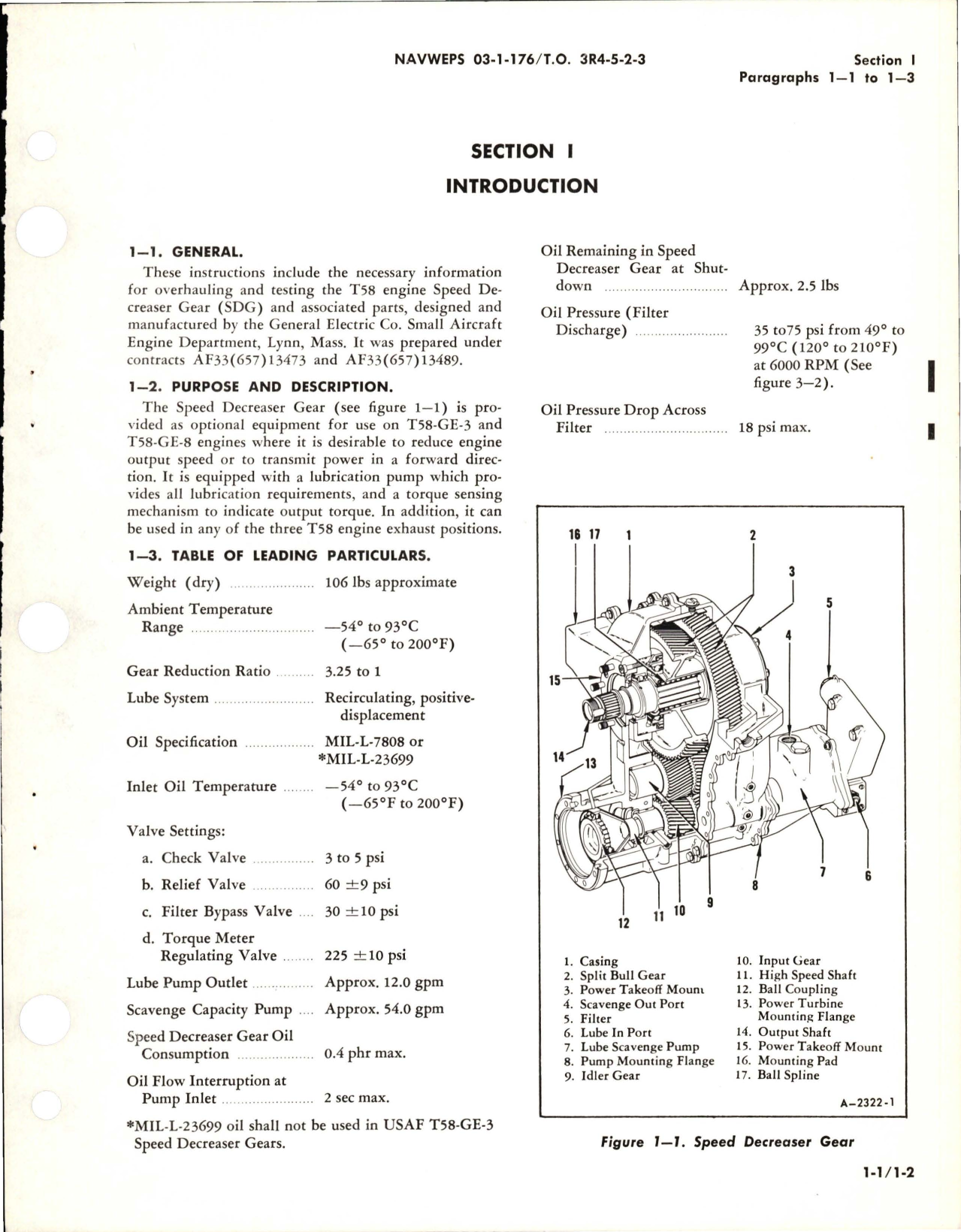 Sample page 5 from AirCorps Library document: Overhaul Instructions for Speed Decreaser Gear and Associated Parts - Parts 37R600175G001 and 37R600175G009 