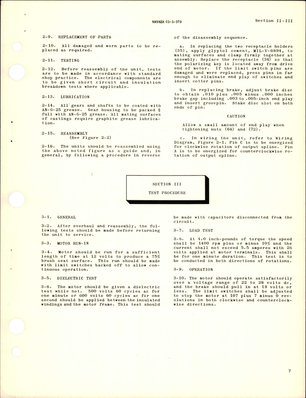 Sample page 9 from AirCorps Library document: Overhaul Instructions for Cowl Flap Actuators and Power Unit