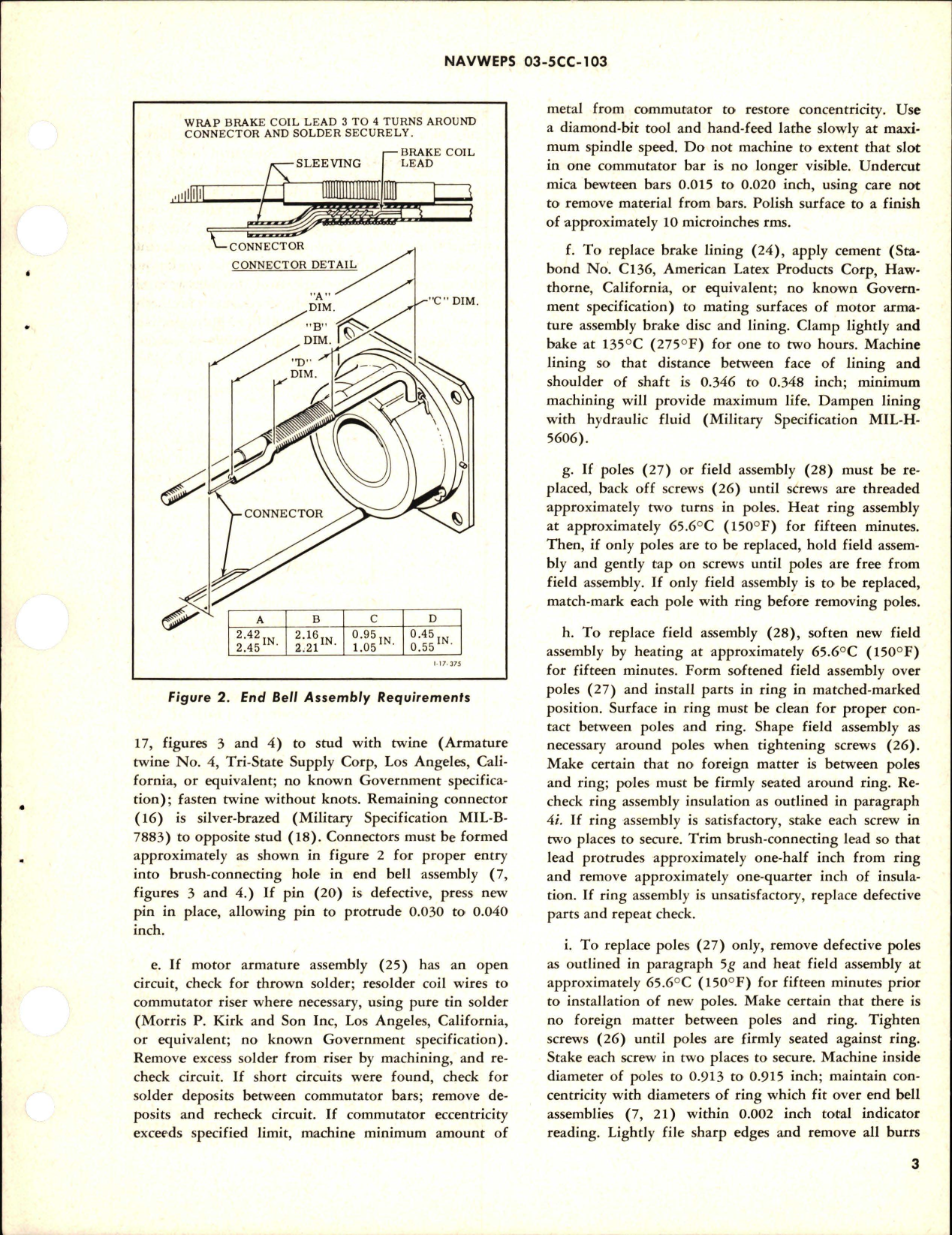 Sample page 5 from AirCorps Library document: Overhaul Instructions with Parts Breakdown for Direct-Current Motors - Parts 36702 and 36702-2