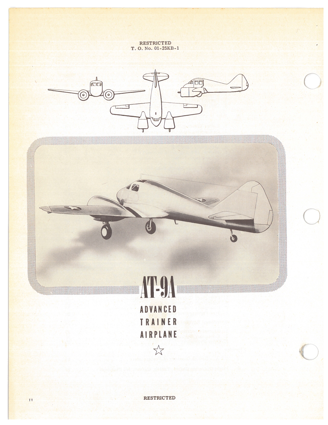 Sample page 6 from AirCorps Library document: Pilot's Flight Operating Instructions for Army Model AT-9A Airplane