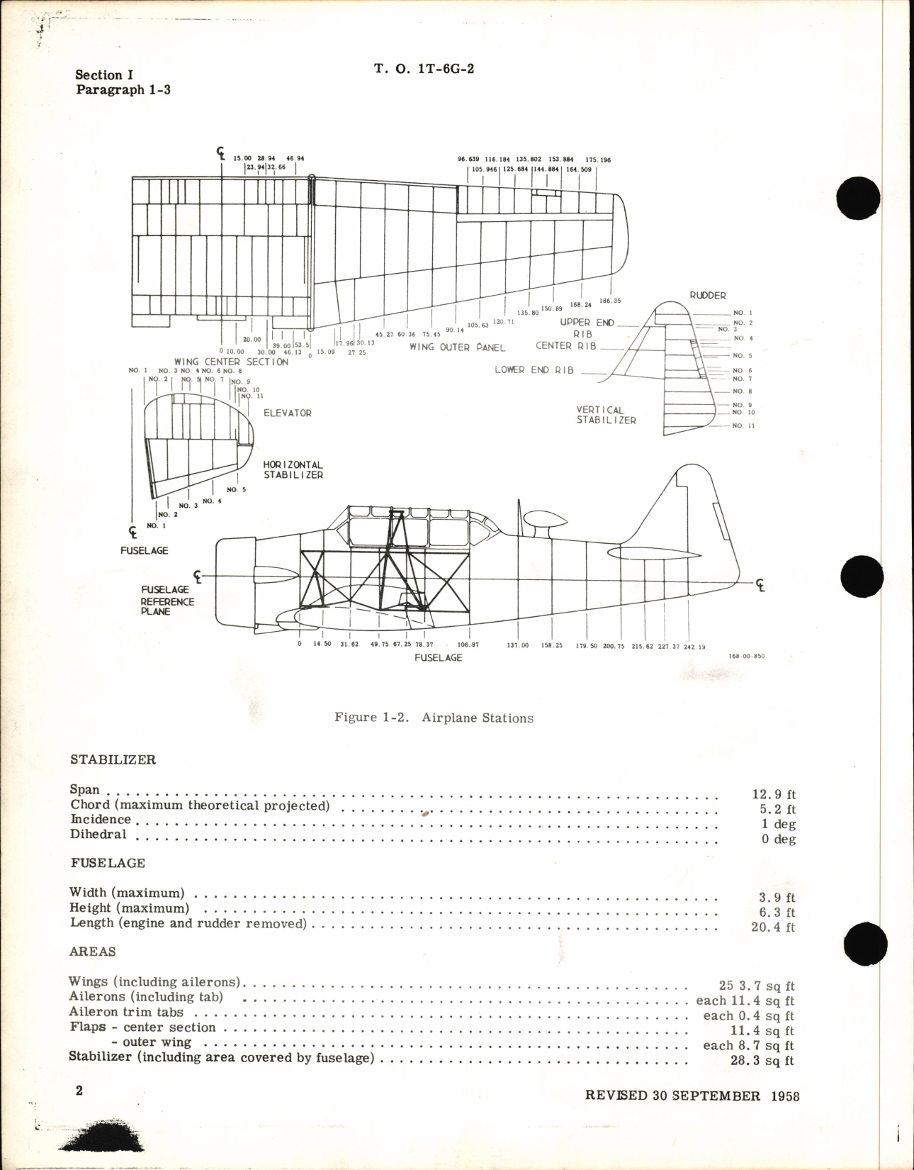 Sample page 6 from AirCorps Library document: Erection and Maintenance Instructions for T-6G