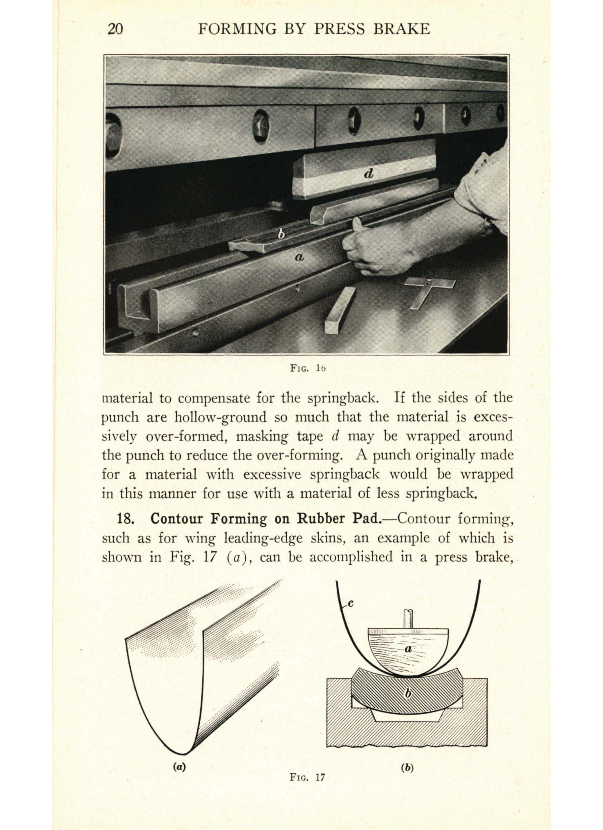 Sample page 22 from AirCorps Library document: Forming Methods - Press Brake - Bureau of Aeronautics
