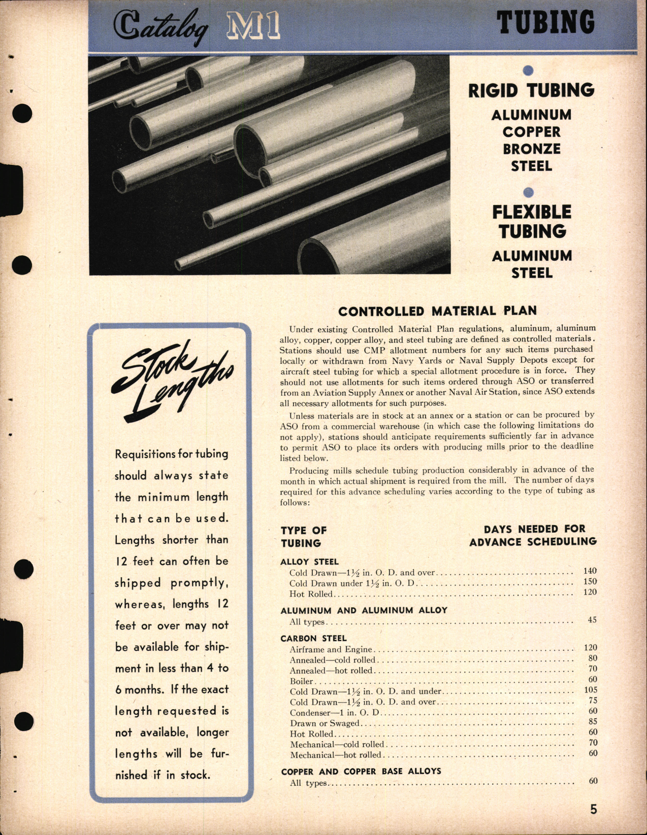 Sample page 5 from AirCorps Library document: Bulk Material for Aeronautical Use
