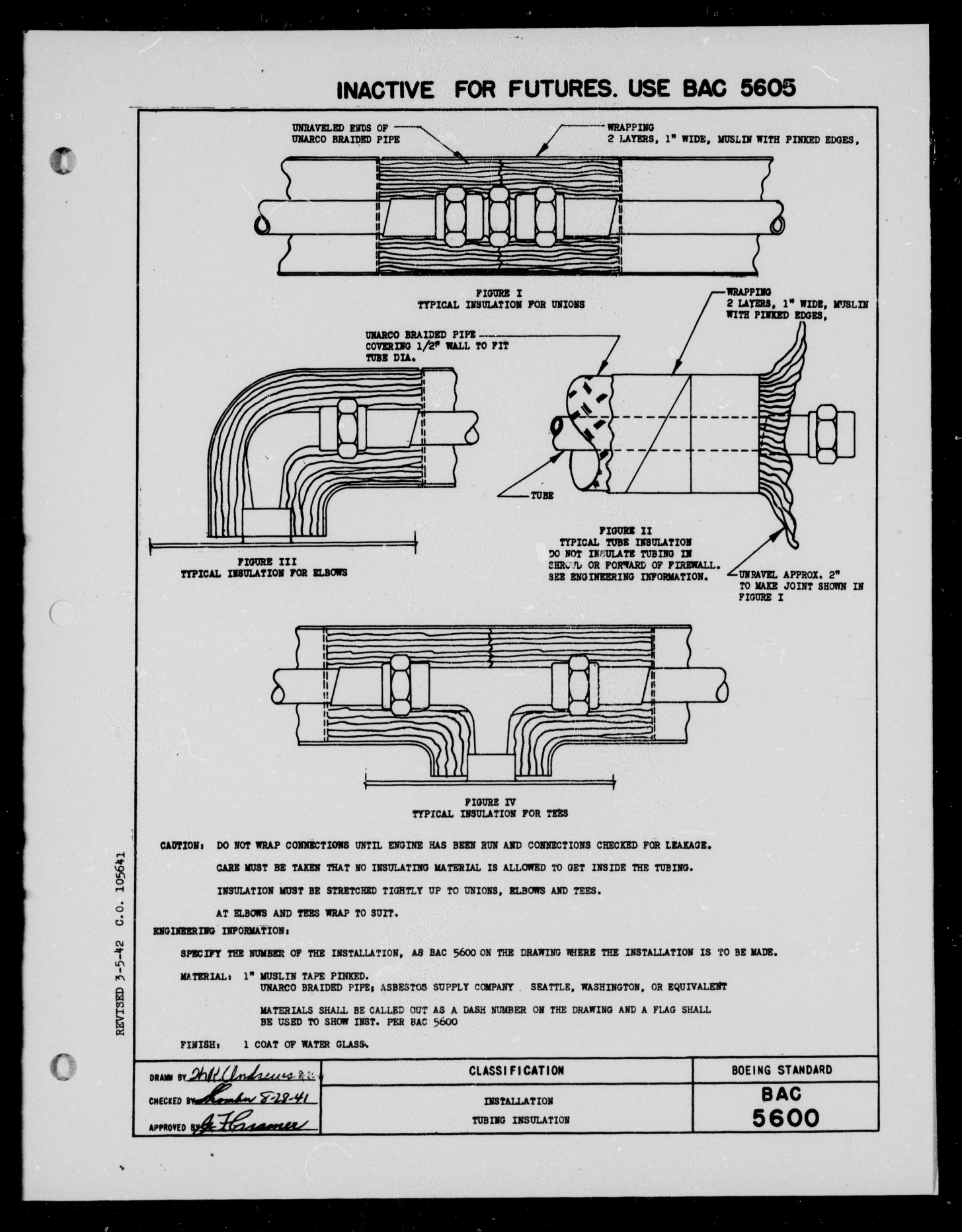 Sample page 1 from AirCorps Library document: Installation of Tubing Insulation