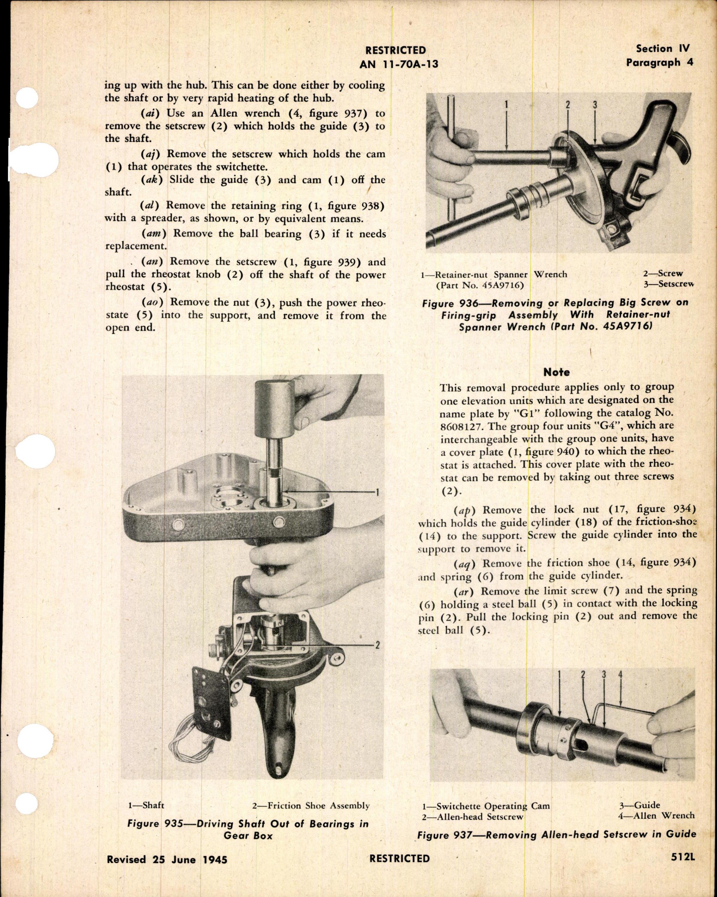 Sample page 3 from AirCorps Library document: Repair of Automatic Gun Charger - General Electric No. 8252911G1
