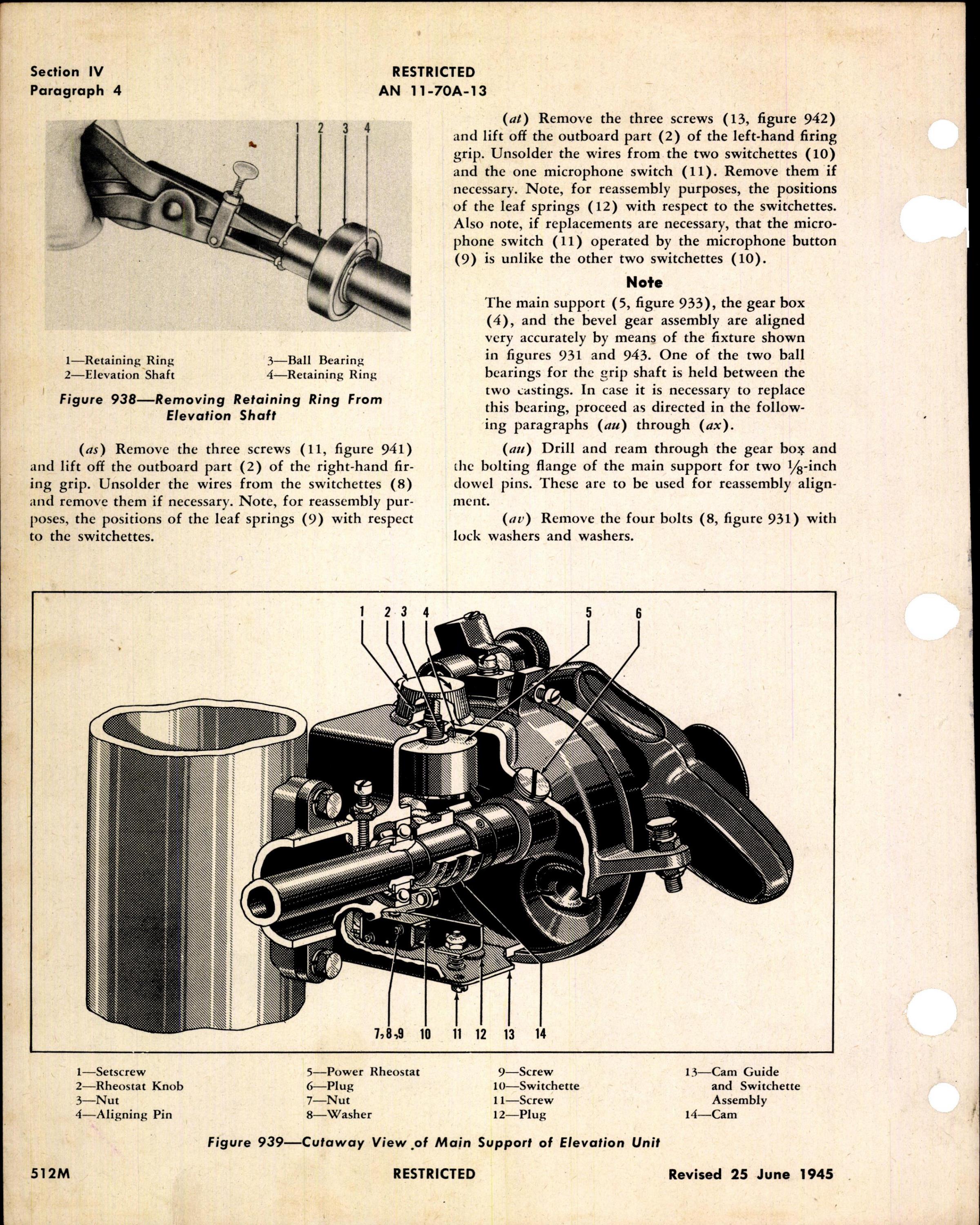 Sample page 4 from AirCorps Library document: Repair of Automatic Gun Charger - General Electric No. 8252911G1