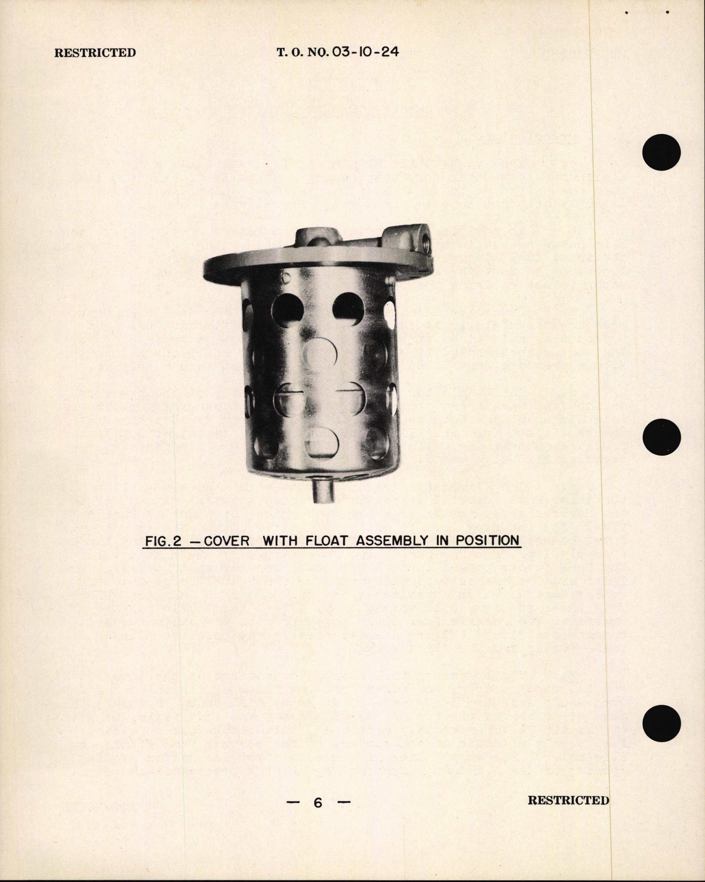 Sample page 8 from AirCorps Library document: Instructions with Parts Catalog for Fuel System Air Vapor Eliminator Type A-6 