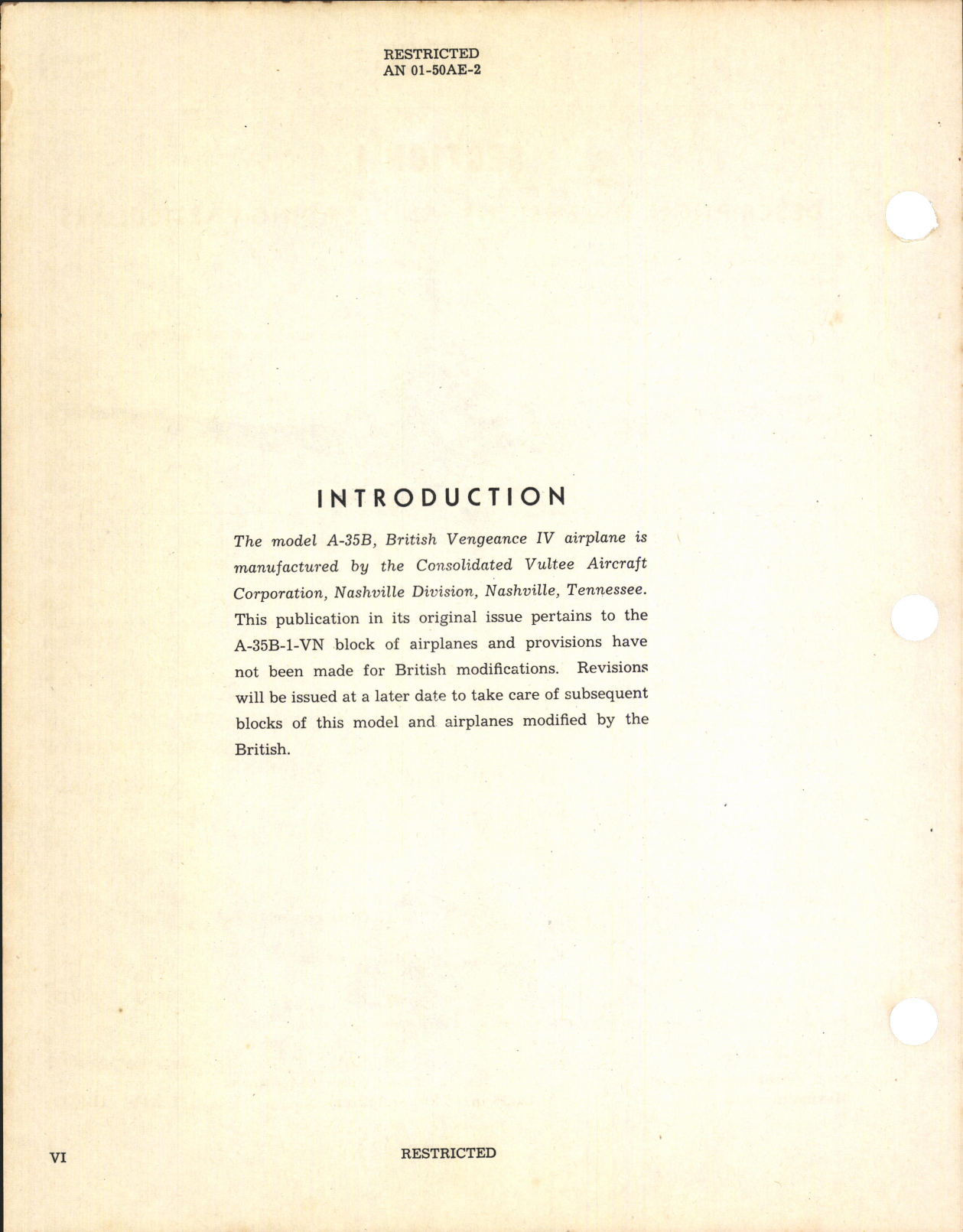 Sample page 8 from AirCorps Library document: Erection and Maintenance Instructions for RA-35B