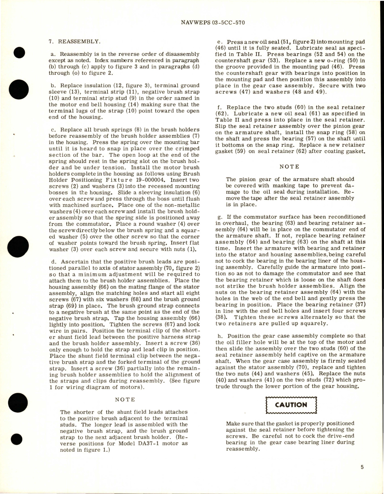 Sample page 7 from AirCorps Library document: Overhaul Instructions with Parts Breakdown for Motor - Models DA37 and DA37-1