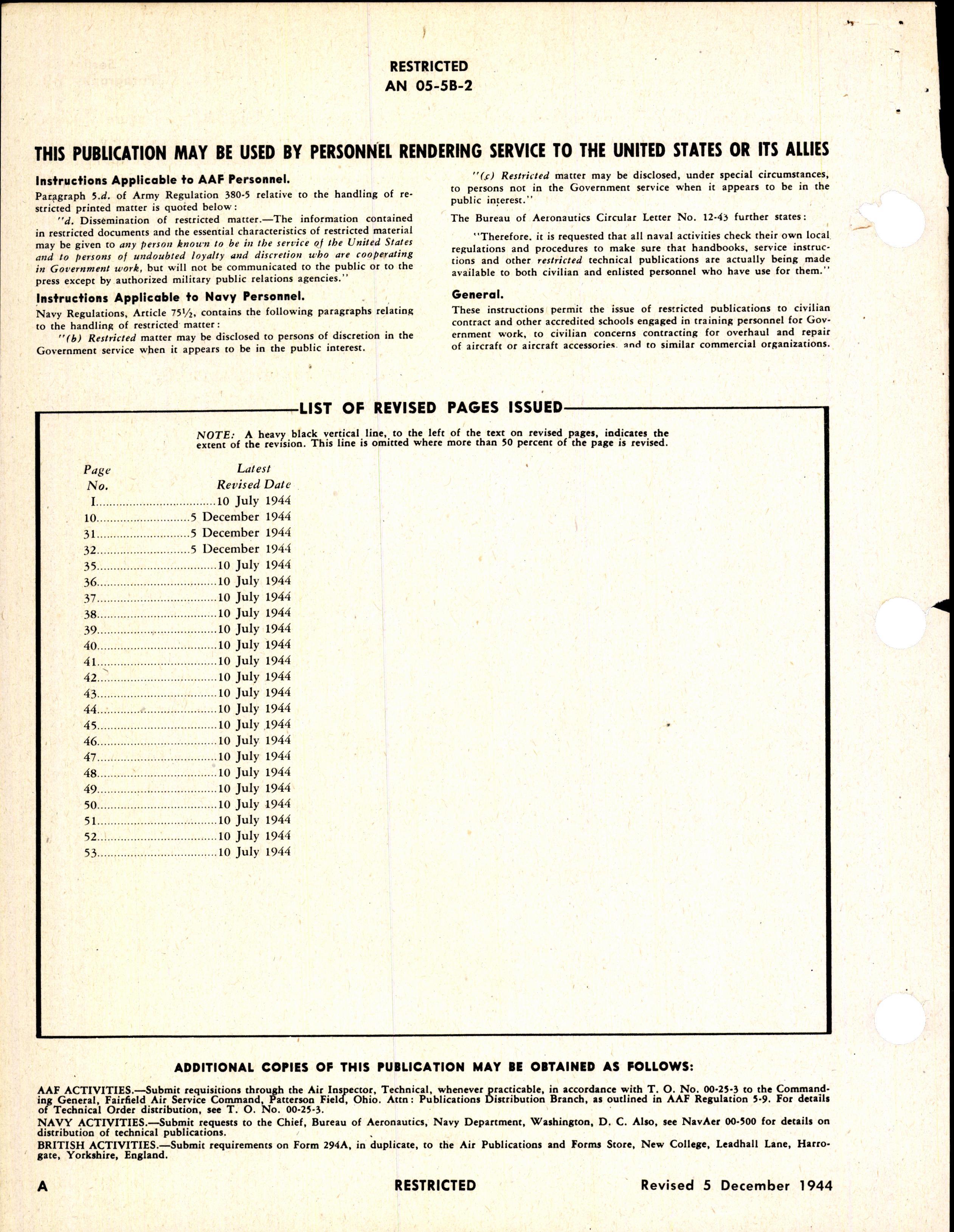 Sample page 4 from AirCorps Library document: Instructions with Parts Catalog for Type E-12 Electric Tachometer