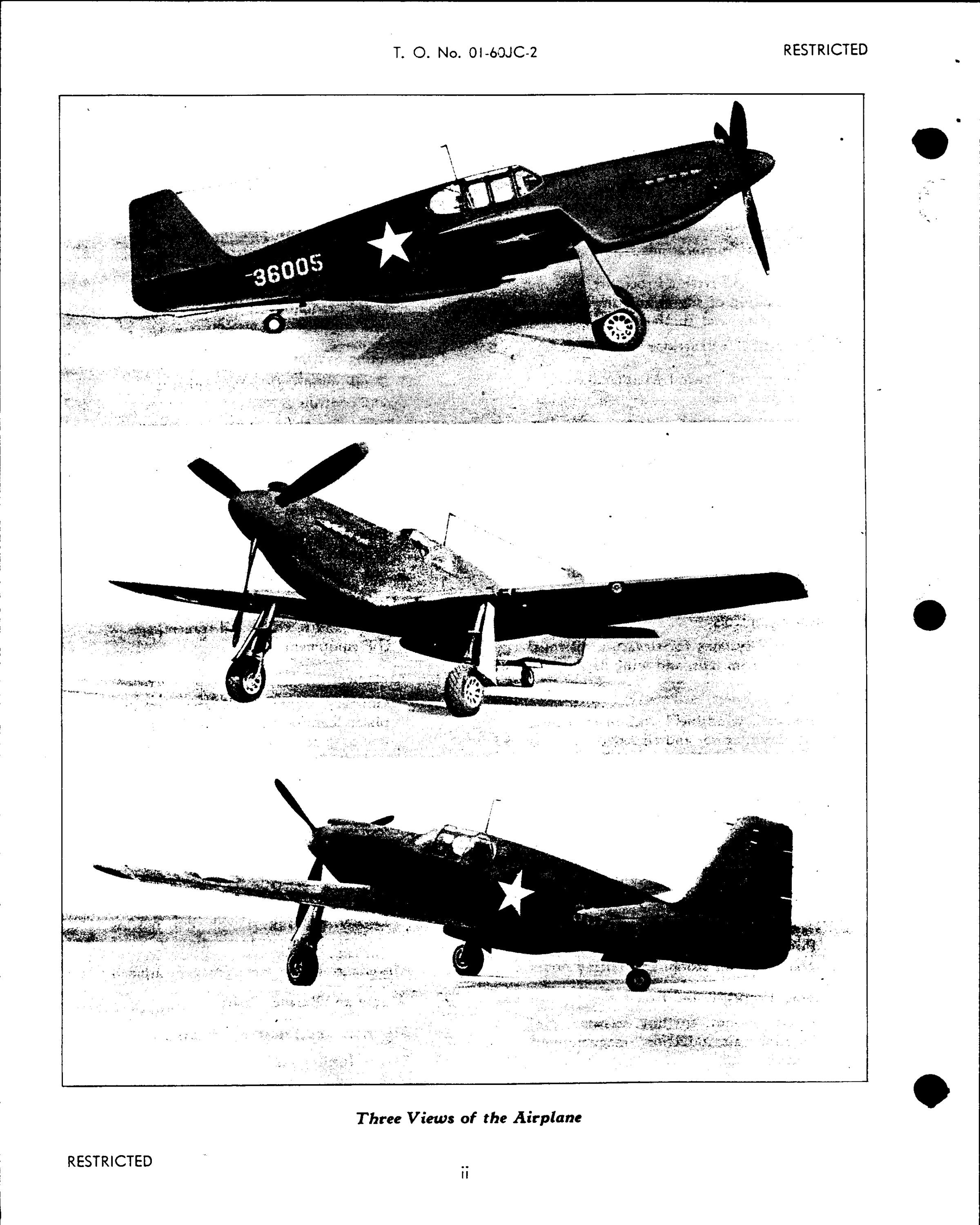 Sample page 4 from AirCorps Library document: Erection and Maintenance Instructions for P-51A Series