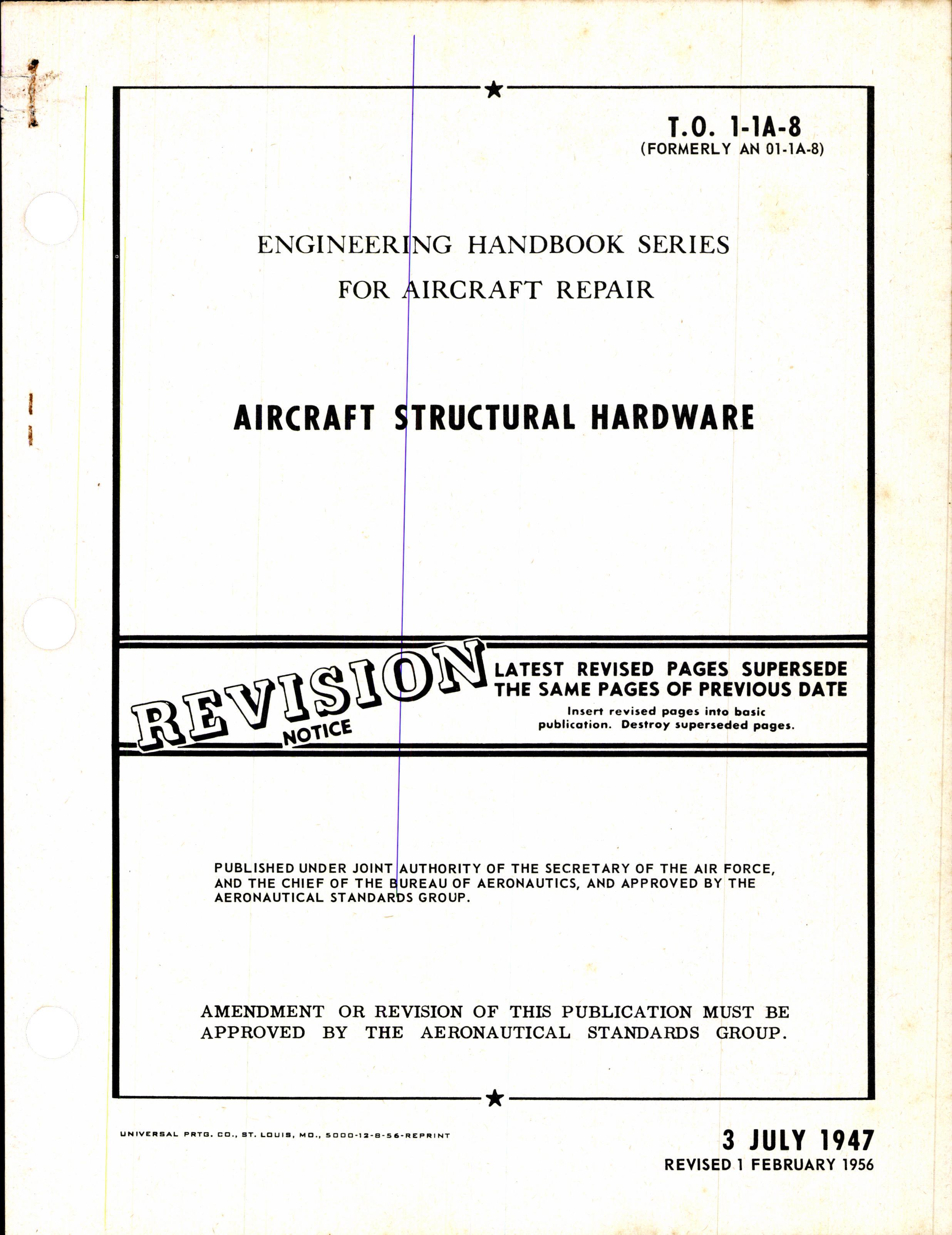 Sample page 1 from AirCorps Library document: Engineering Handbook Series for Aircraft Structural Repair