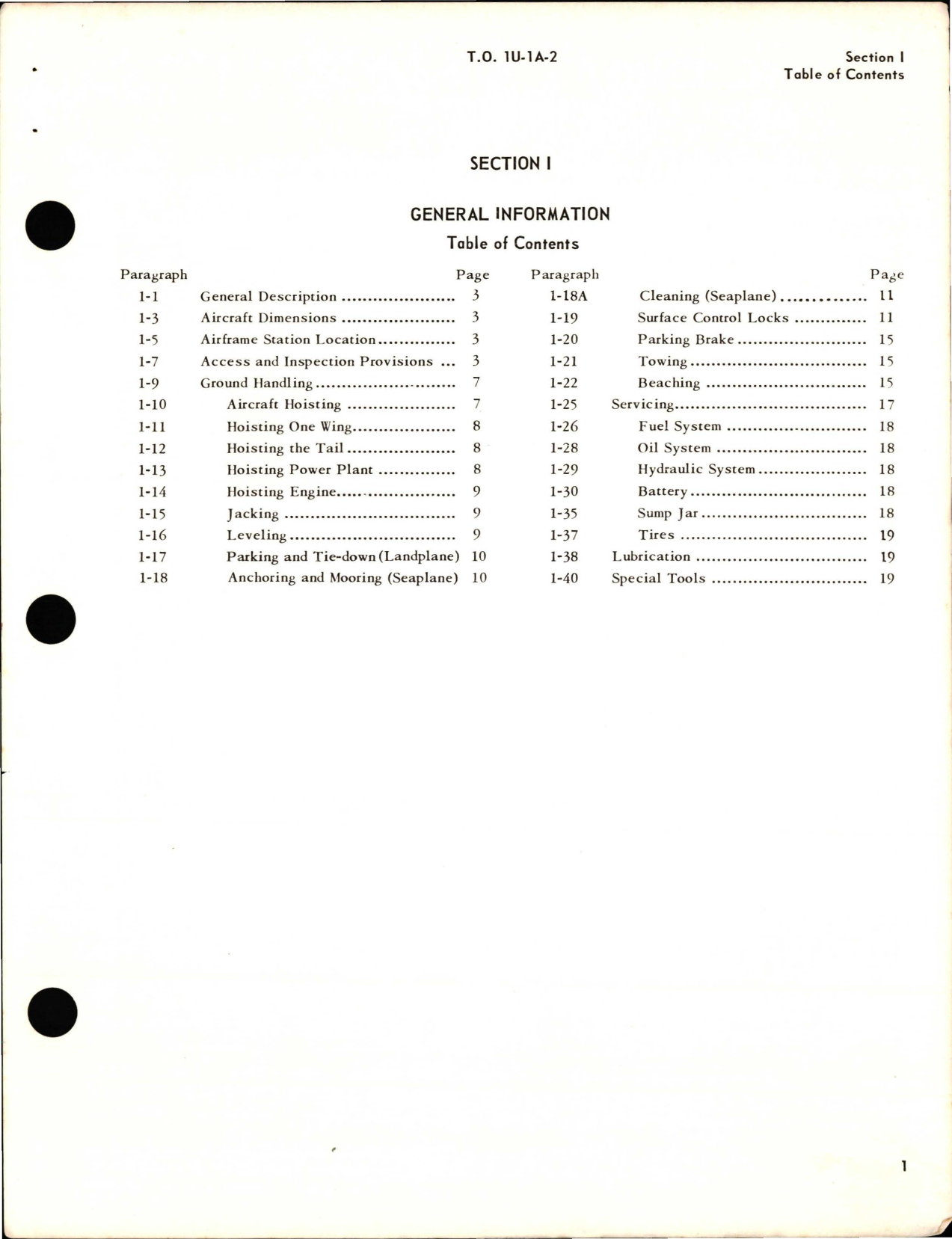 Sample page 7 from AirCorps Library document: Maintenance Instructions for YU-1 and U1A